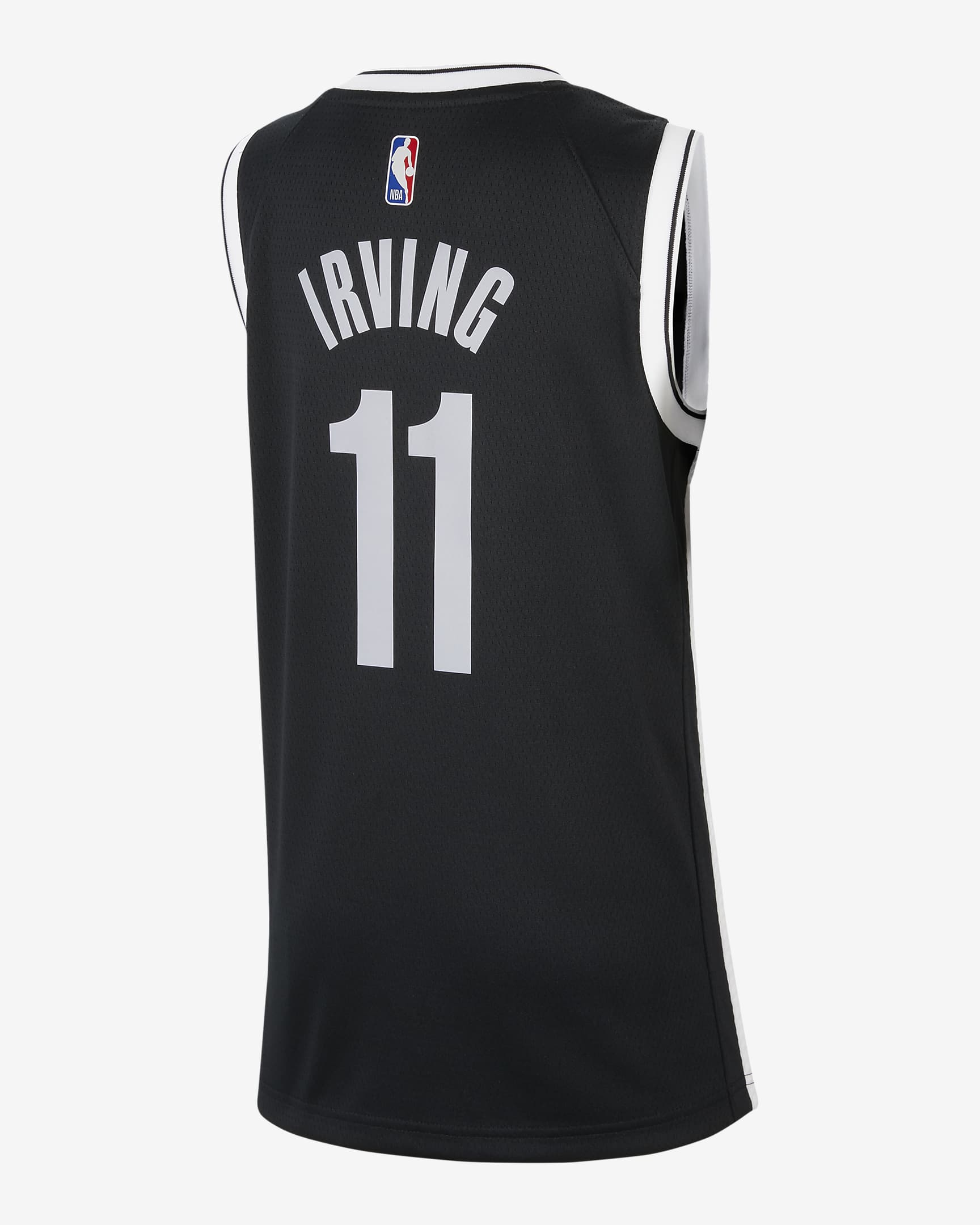 Brooklyn Nets Icon Edition Older Kids' Nike NBA Swingman Jersey - Black