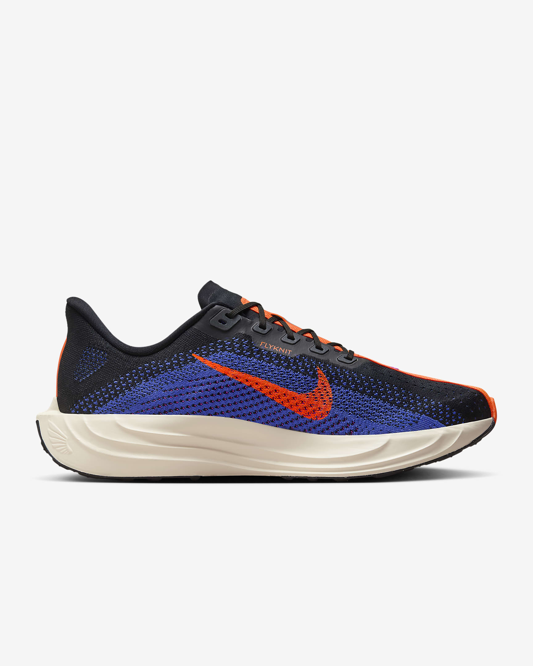 Nike Pegasus Plus Men's Road Running Shoes - Black/Astronomy Blue/Vivid Grape/Hyper Crimson