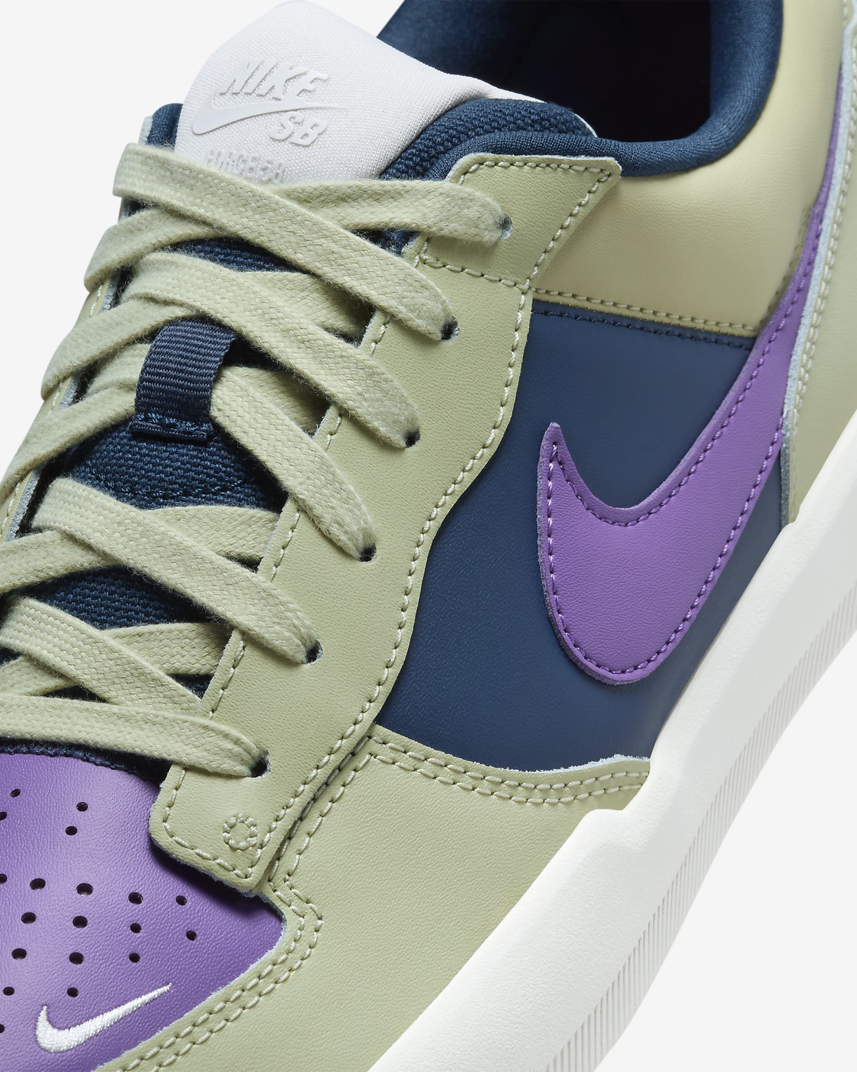 Buty do skateboardingu Nike SB Force 58 Premium - Olive Aura/Armory Navy/Summit White/Black Raspberry