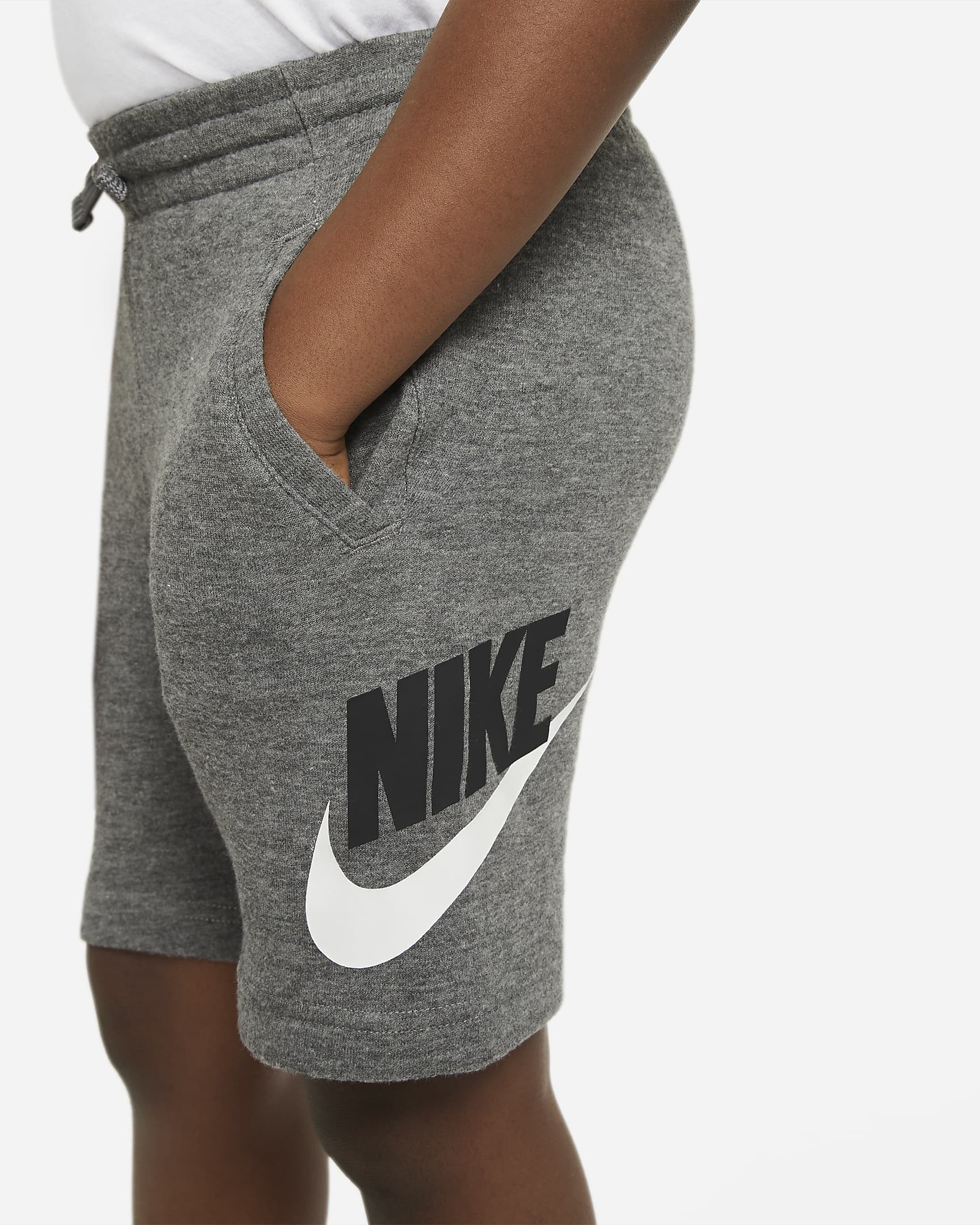 Kraťasy Nike pro malé děti - Carbon Heather