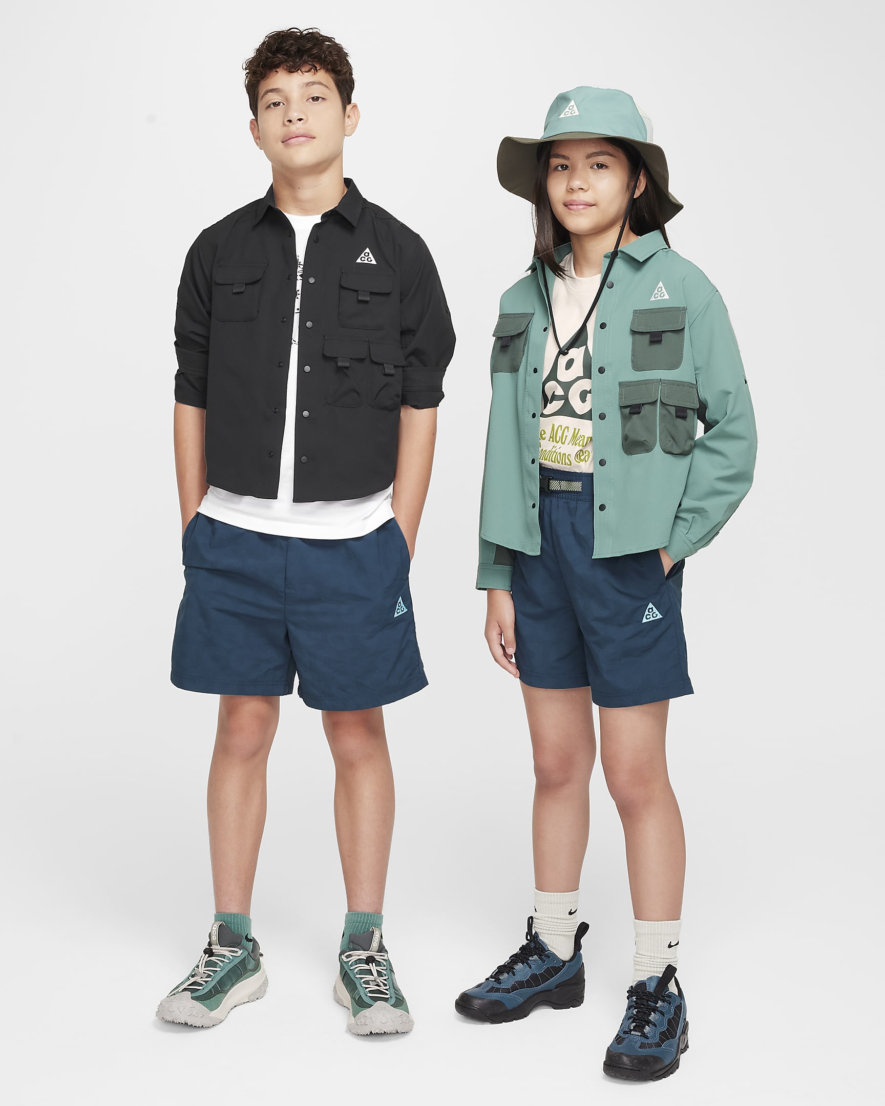 Nike ACG Big Kids' Shorts - Armory Navy/Baltic Blue