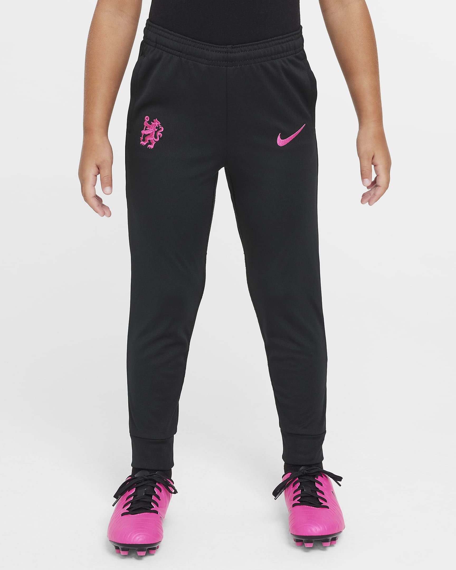 Stickad fotbollstracksuit Chelsea FC Academy Pro (tredjeställ) Nike Dri-FIT för barn - Pink Prime/Svart/Pink Prime