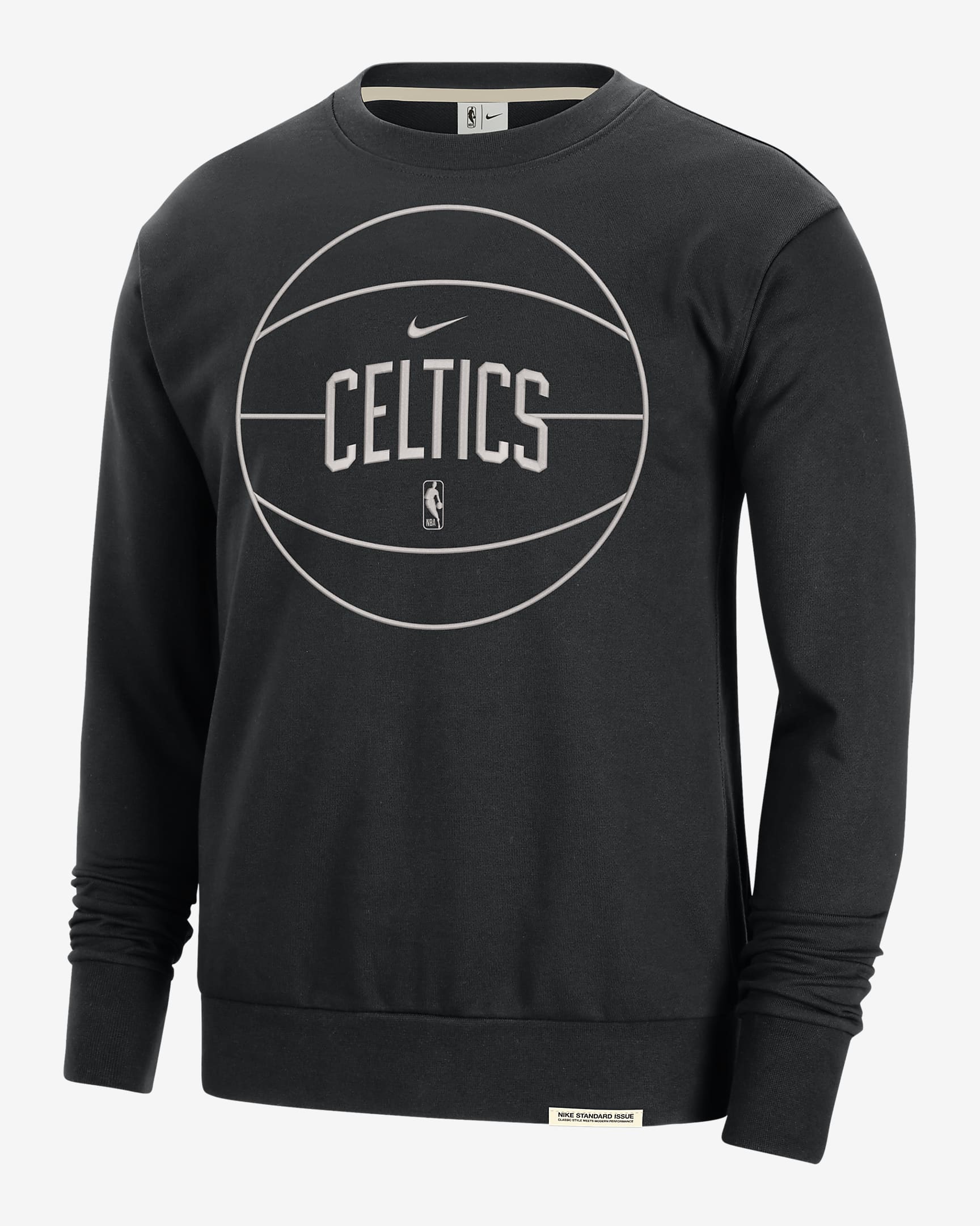 Boston Celtics Standard Issue Men's Nike Dri-FIT NBA Sweatshirt. Nike IE