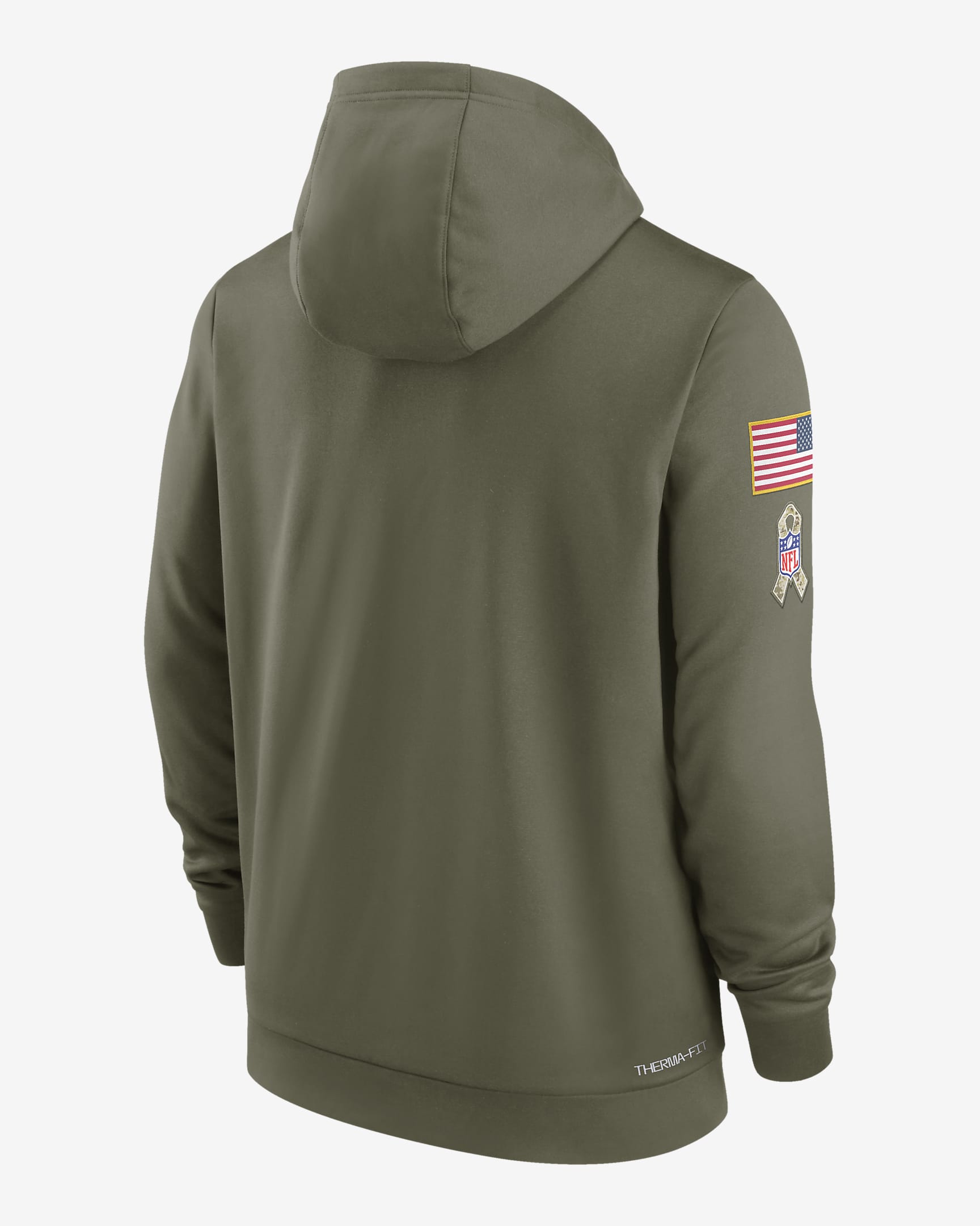 Sudadera con gorro sin cierre para hombre Nike Therma Salute to Service ...