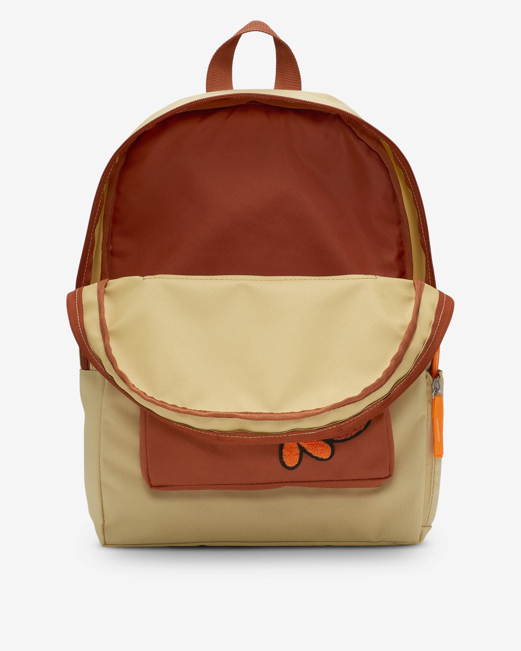 Nike Classic Kids' Backpack (16L) - Sesame/Burnt Sunrise/Total Orange