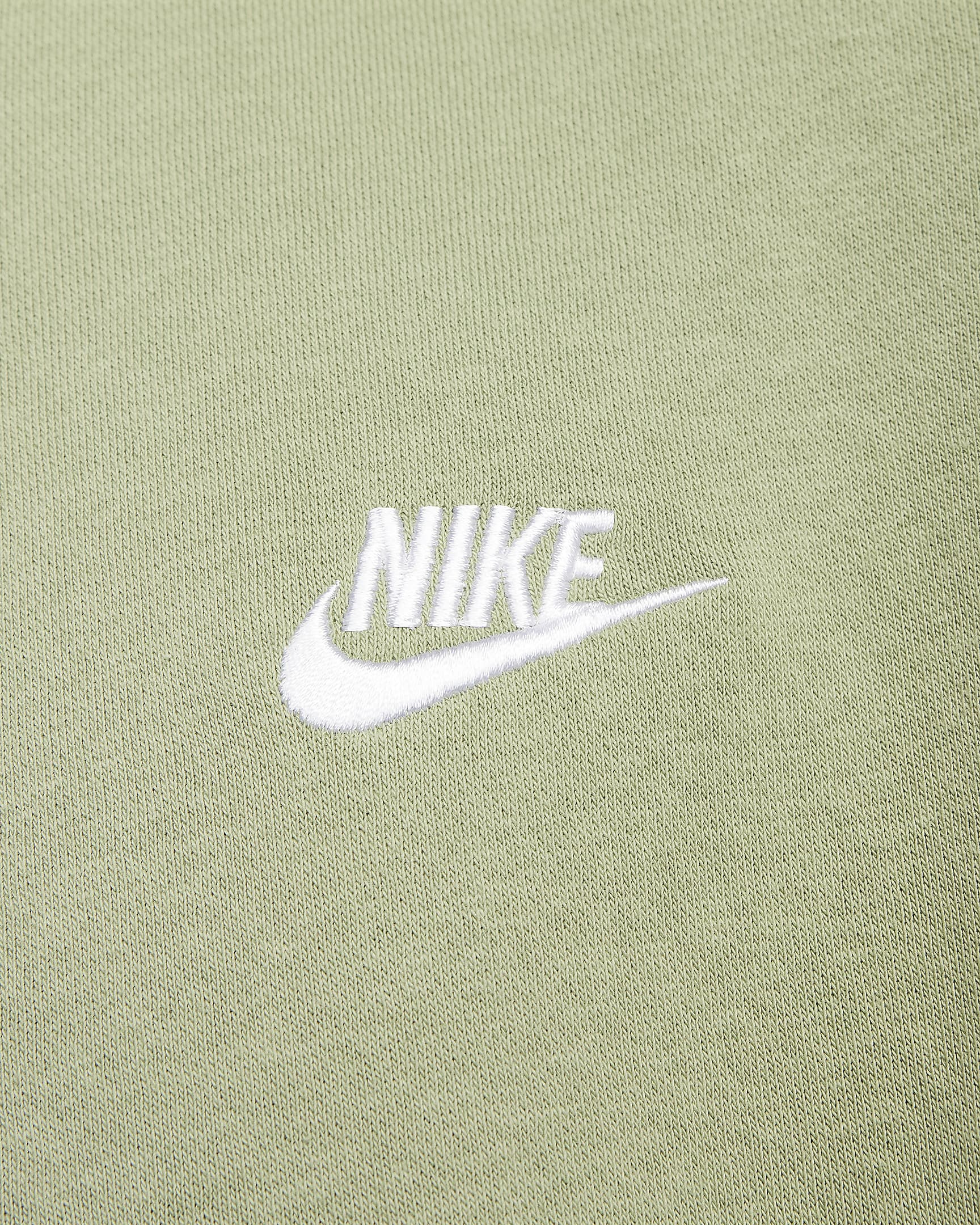 Sudadera con gorro de cierre completo para hombre Nike Sportswear Club Fleece - Verde aceite/Verde aceite/Blanco