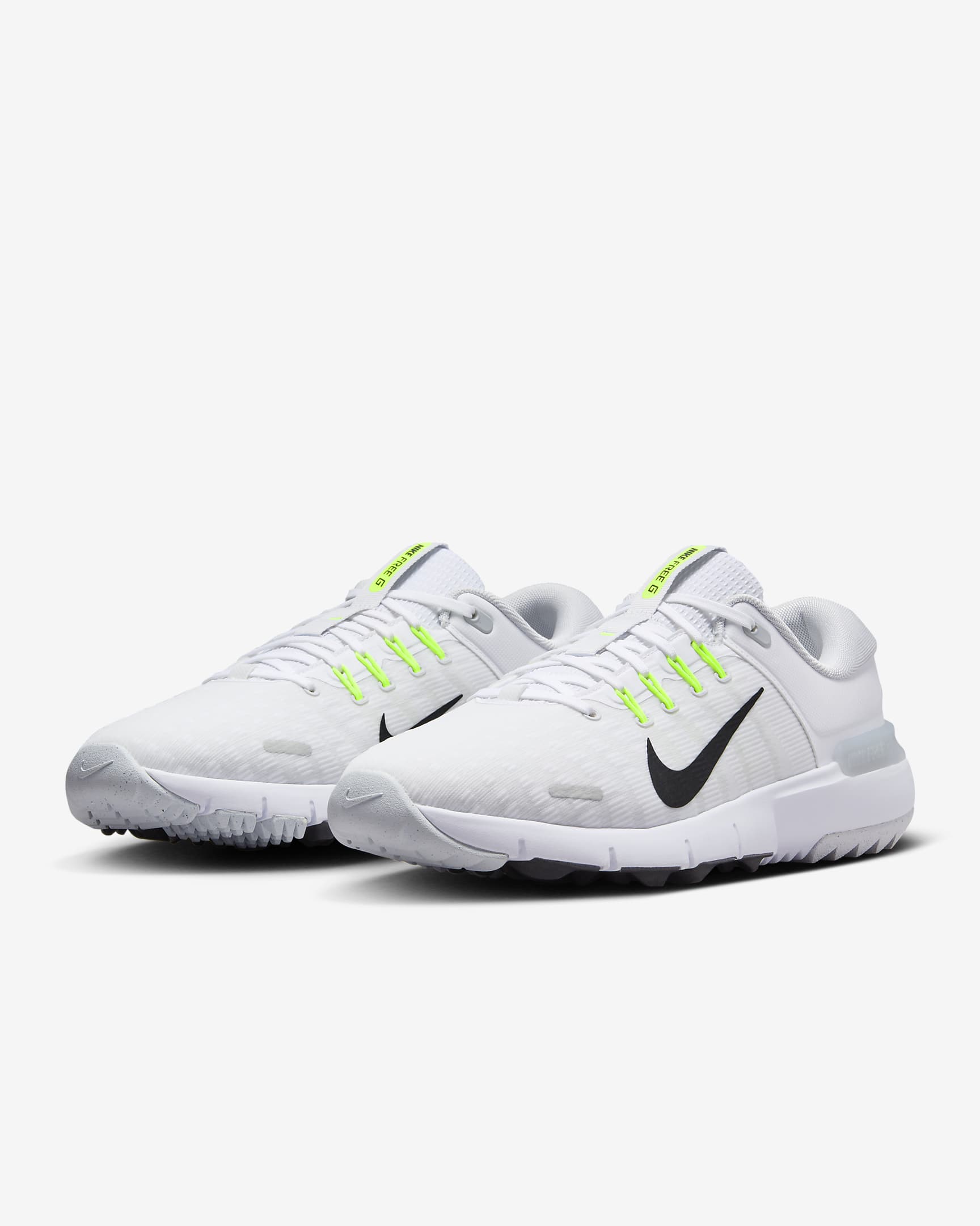 Nike Free Golf NN golfcipő - Fehér/Pure Platinum/Wolf Grey/Fekete