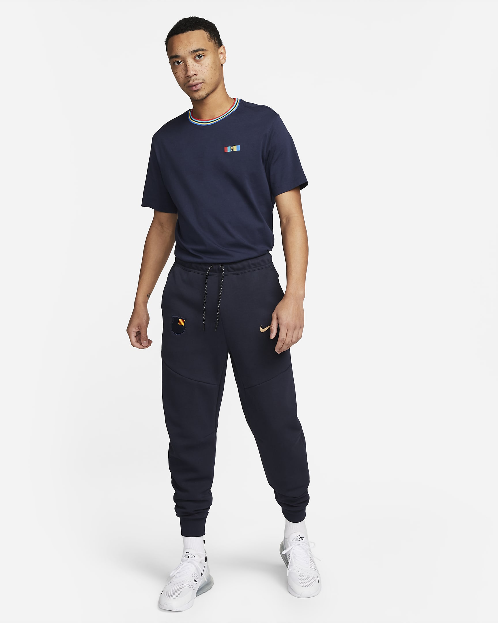 Fc Barcelona Tech Fleece Mens Joggers Nike Lu