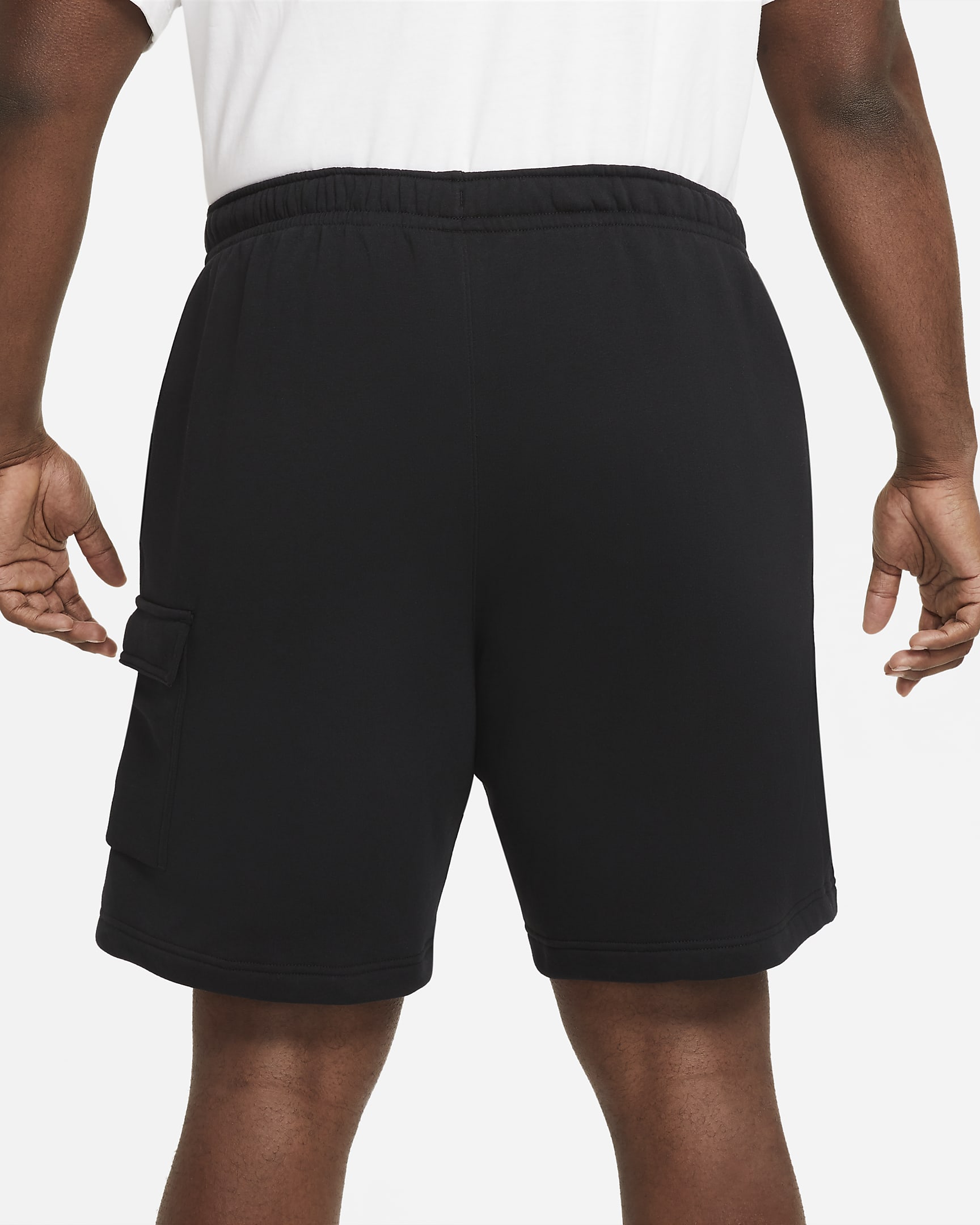 Short cargo Nike Sportswear Club pour Homme - Noir/Noir/Blanc