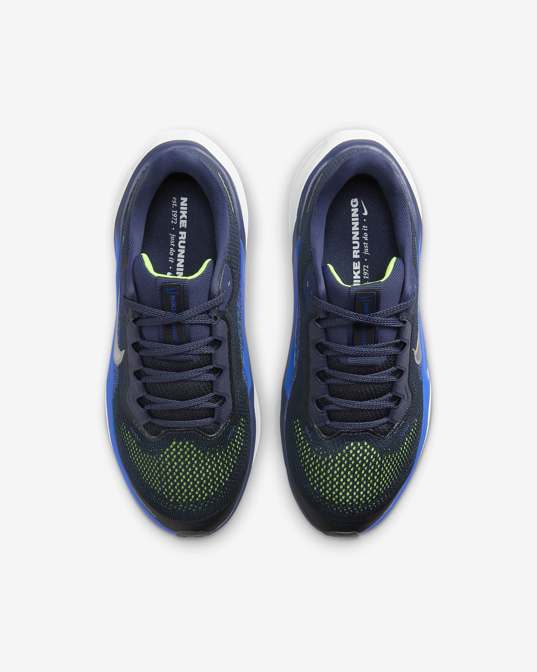 Nike Pegasus 41 Older Kids' Road Running Shoes - Midnight Navy/Black/Volt/Reflect Silver