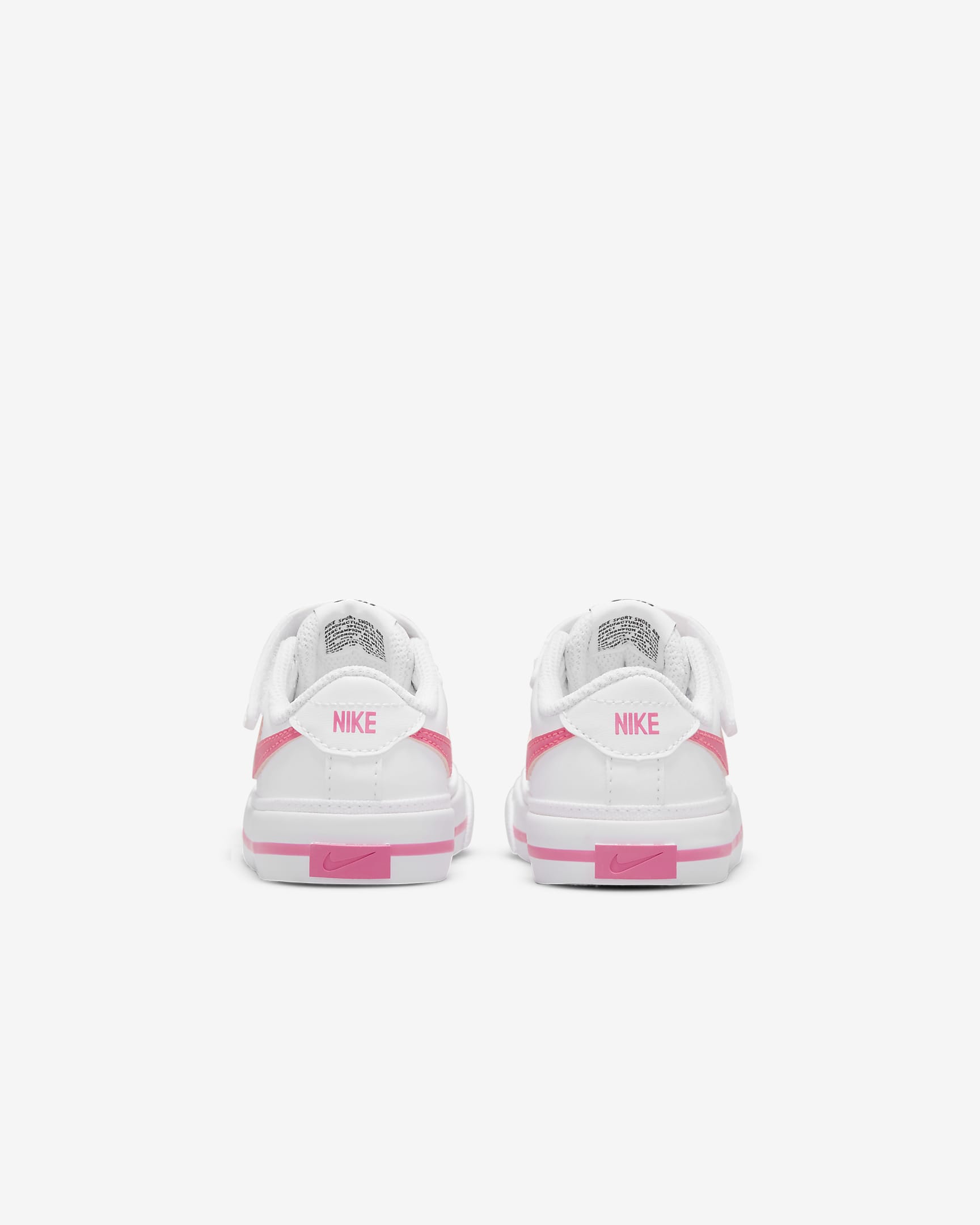 NikeCourt Legacy Baby/Toddler Shoes - White/Hyper Pink