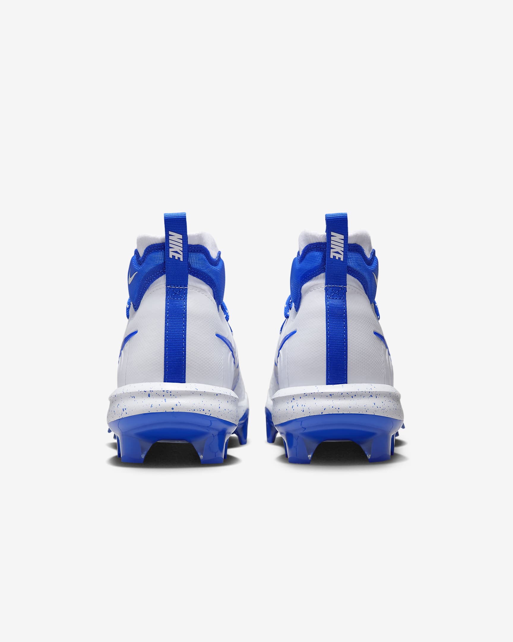 Nike Alpha Huarache NXT MCS Men's Baseball Cleats - White/Hyper Royal