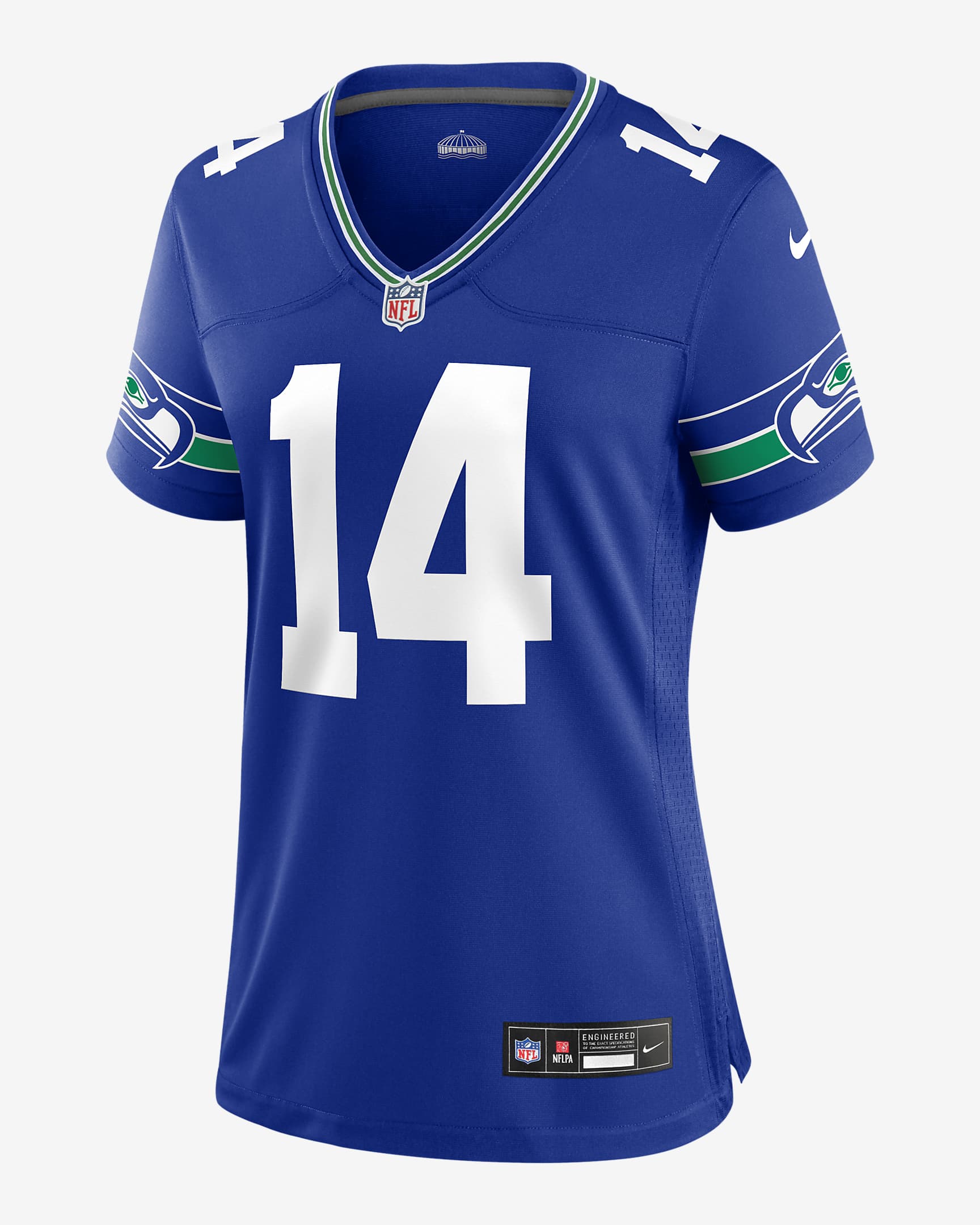 Jersey de fútbol americano Nike de la NFL Game para mujer DK Metcalf Seattle Seahawks - Royal