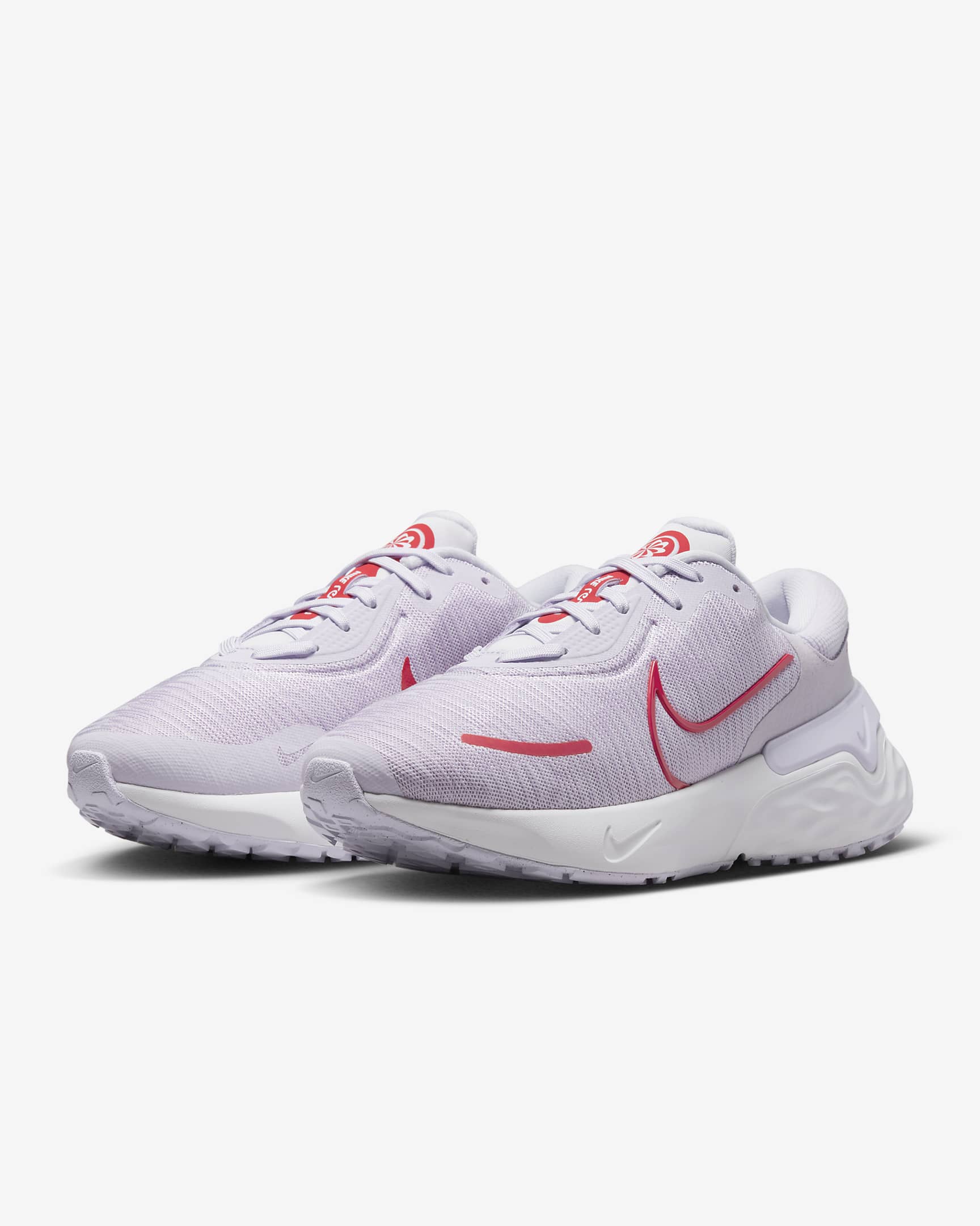 Nike Renew Run 4 Women's Road Running Shoes - Barely Grape/Doll/Summit White/Light Crimson