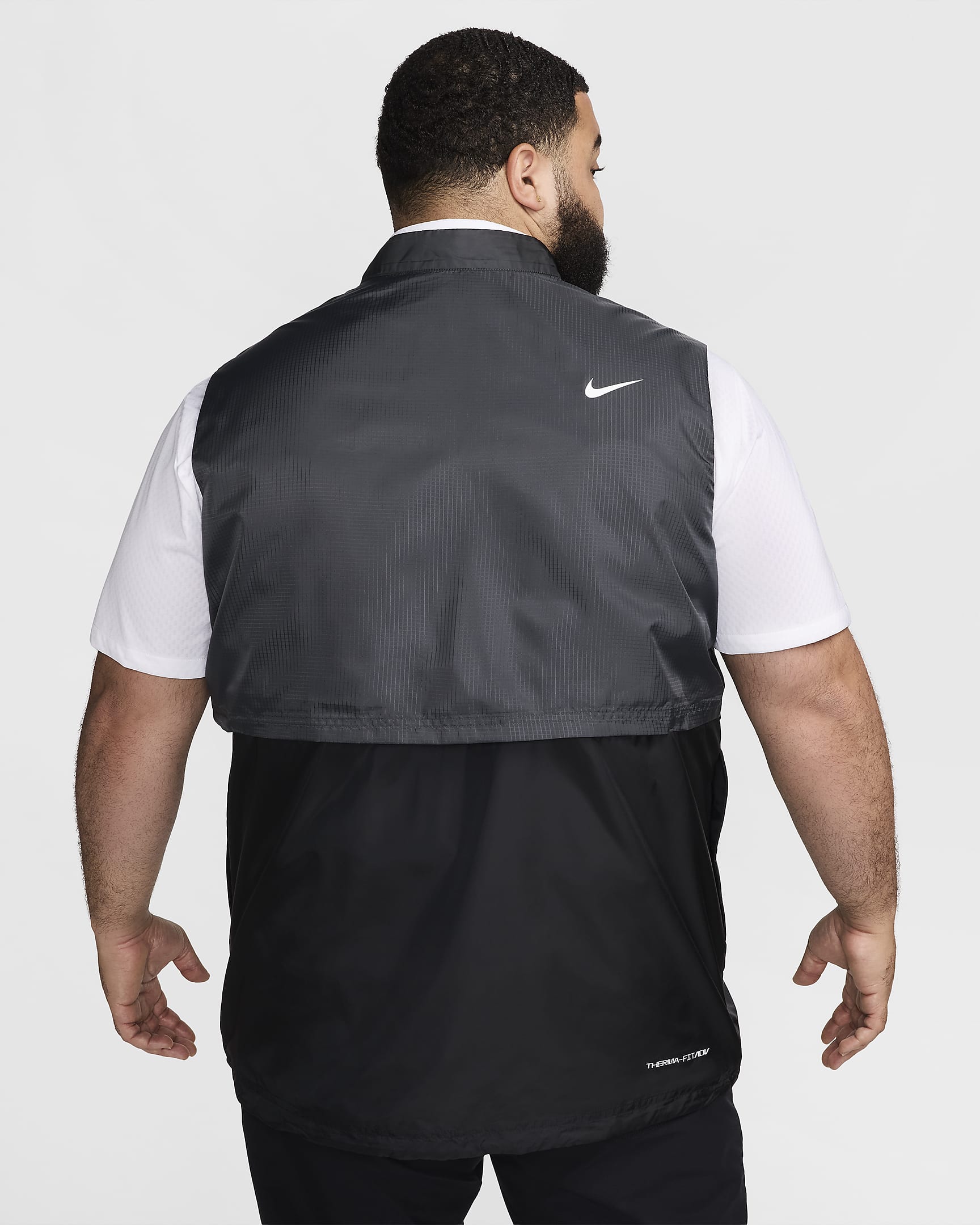 Chaleco de golf Therma-FIT ADV Repel para hombre Nike - Negro/Antracita/Blanco