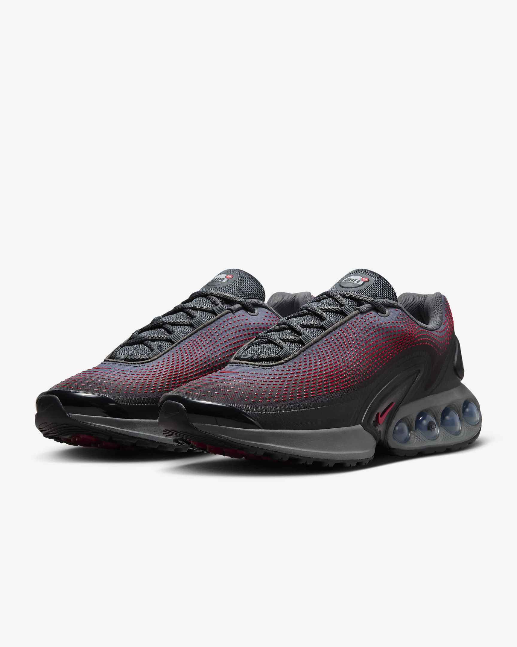 Nike Air Max DN Shoes - Black/Iron Grey/University Red