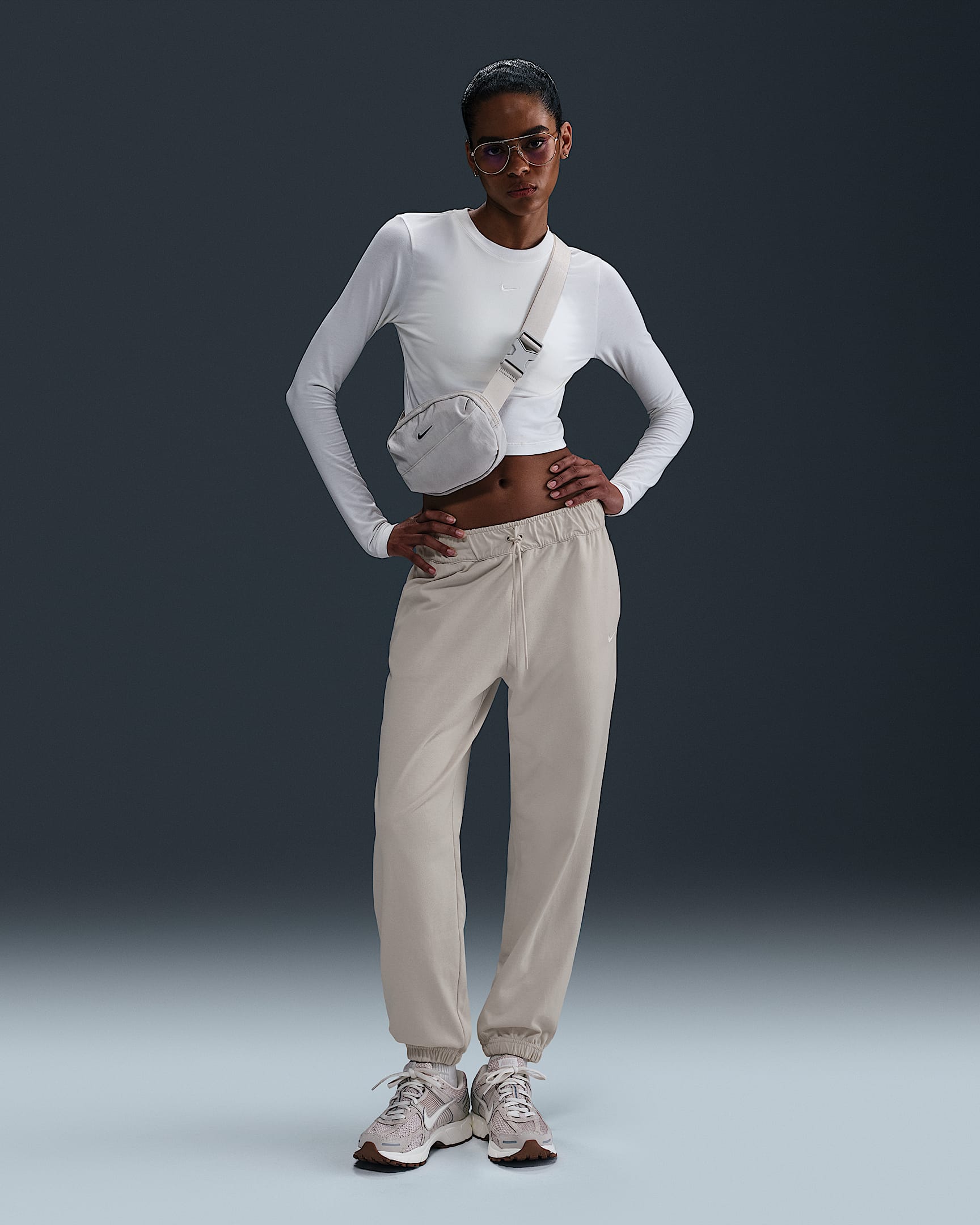Joggers Easy para mujer Nike Sportswear - Marrón verdoso claro/Vela