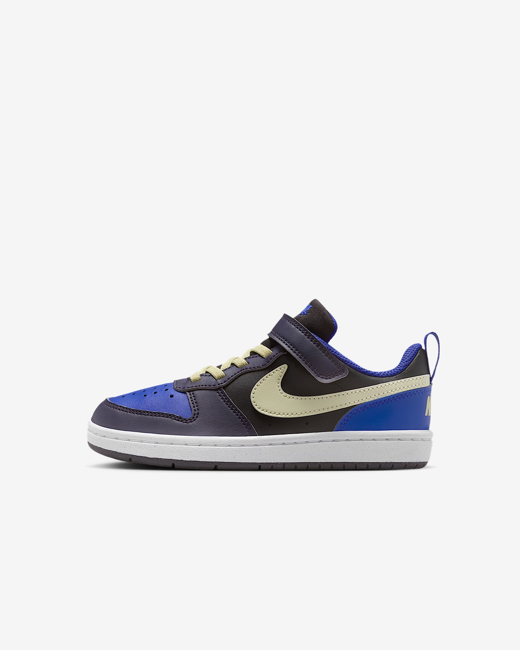 Nike Court Borough Low Recraft Zapatillas - Niño/a pequeño/a - Negro/Cave Purple/Deep Night/Olive Aura