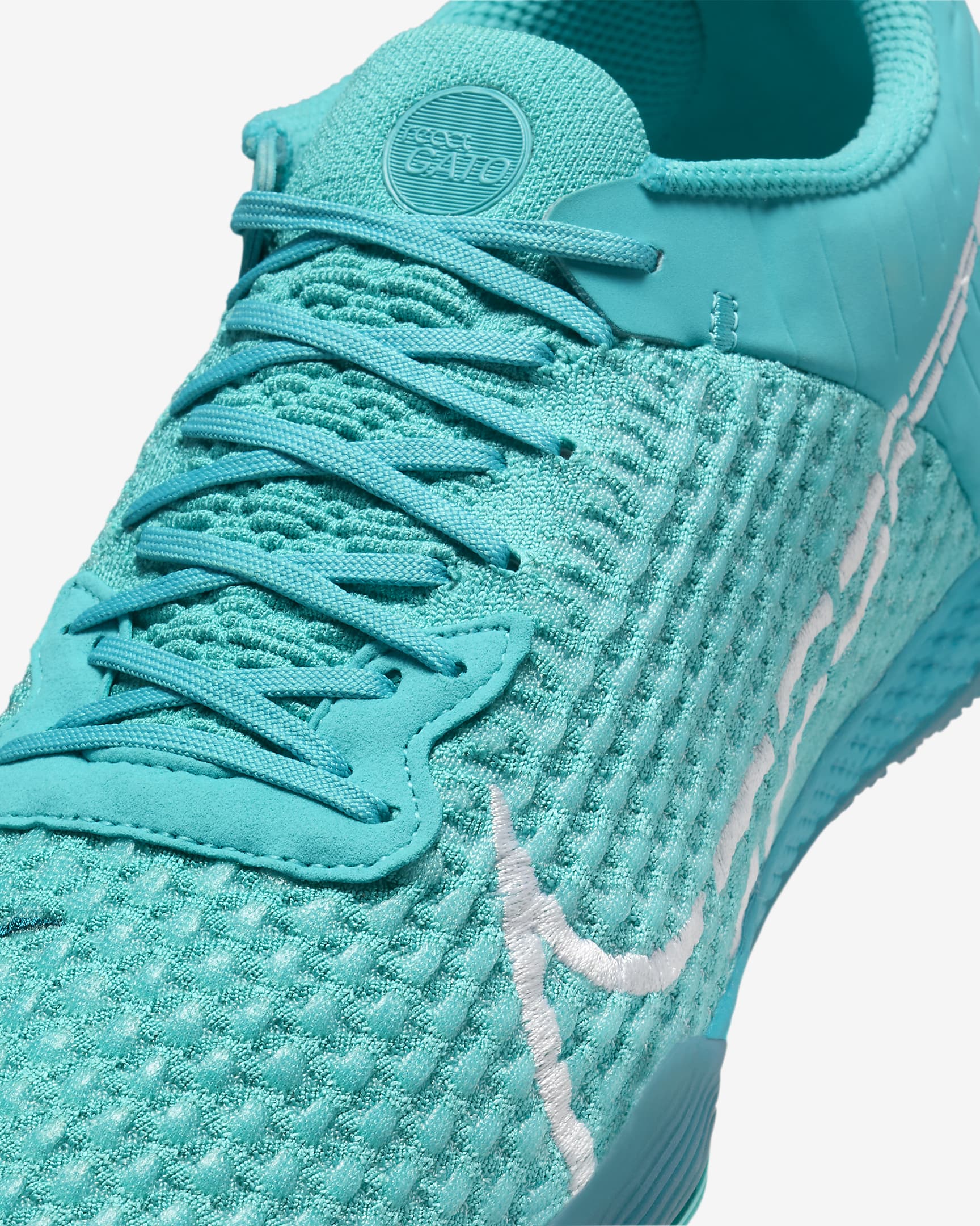 Nike React Gato Düşük Bilekli Kapalı Saha/Salon Kramponu - Dusty Cactus/Barely Volt