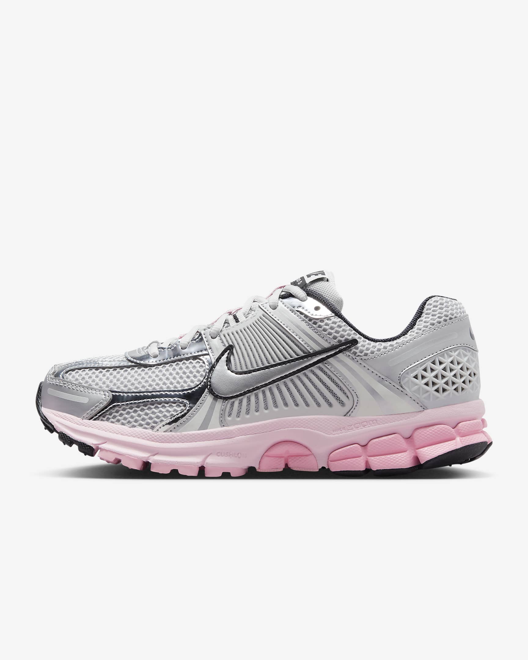 Tenis para mujer Nike Zoom Vomero 5 - Polvo fotón/Espuma rosa/Rosa suave medio/Plata metalizado