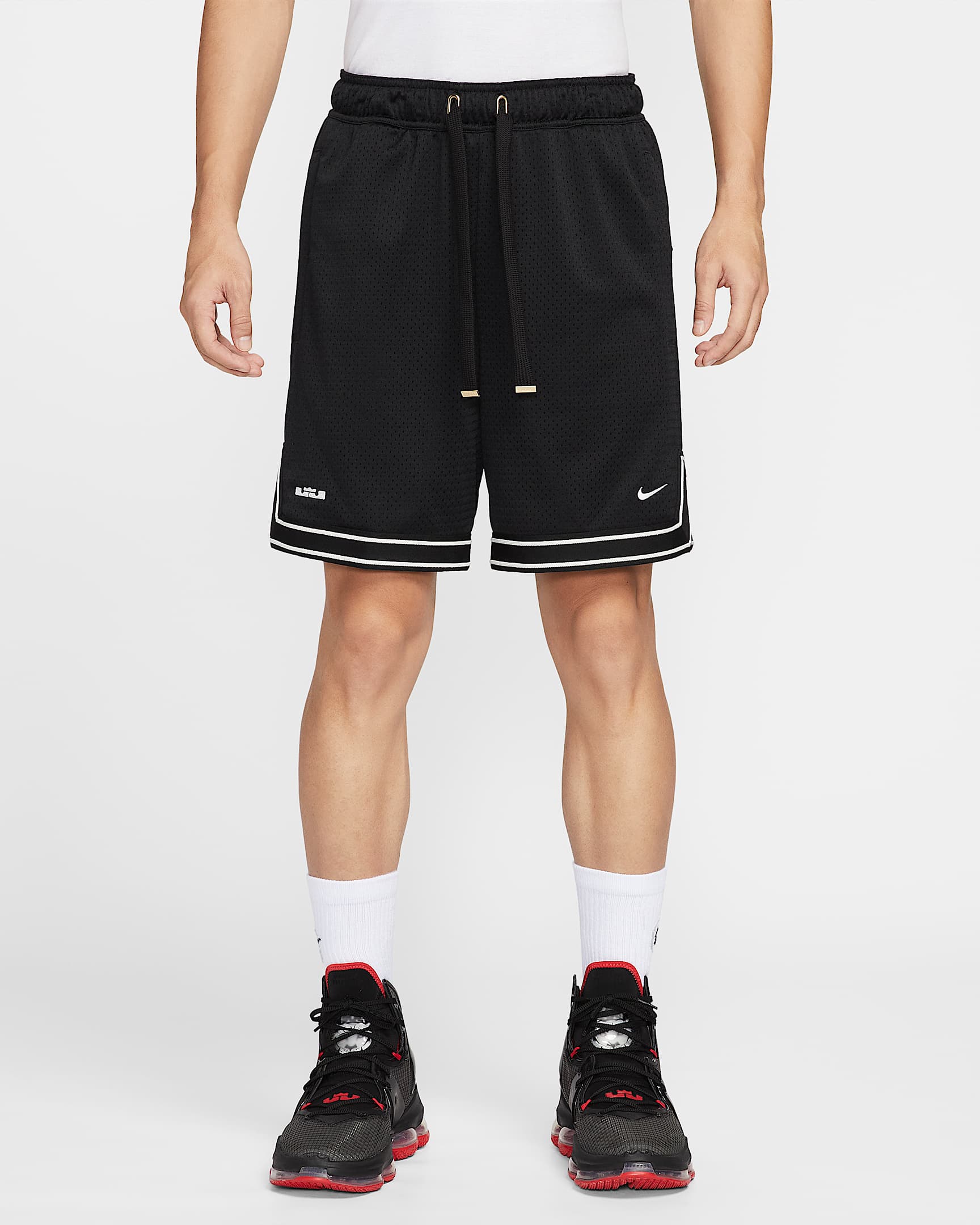 LeBron Men's 20cm (approx.) Basketball Shorts - Black/Sail