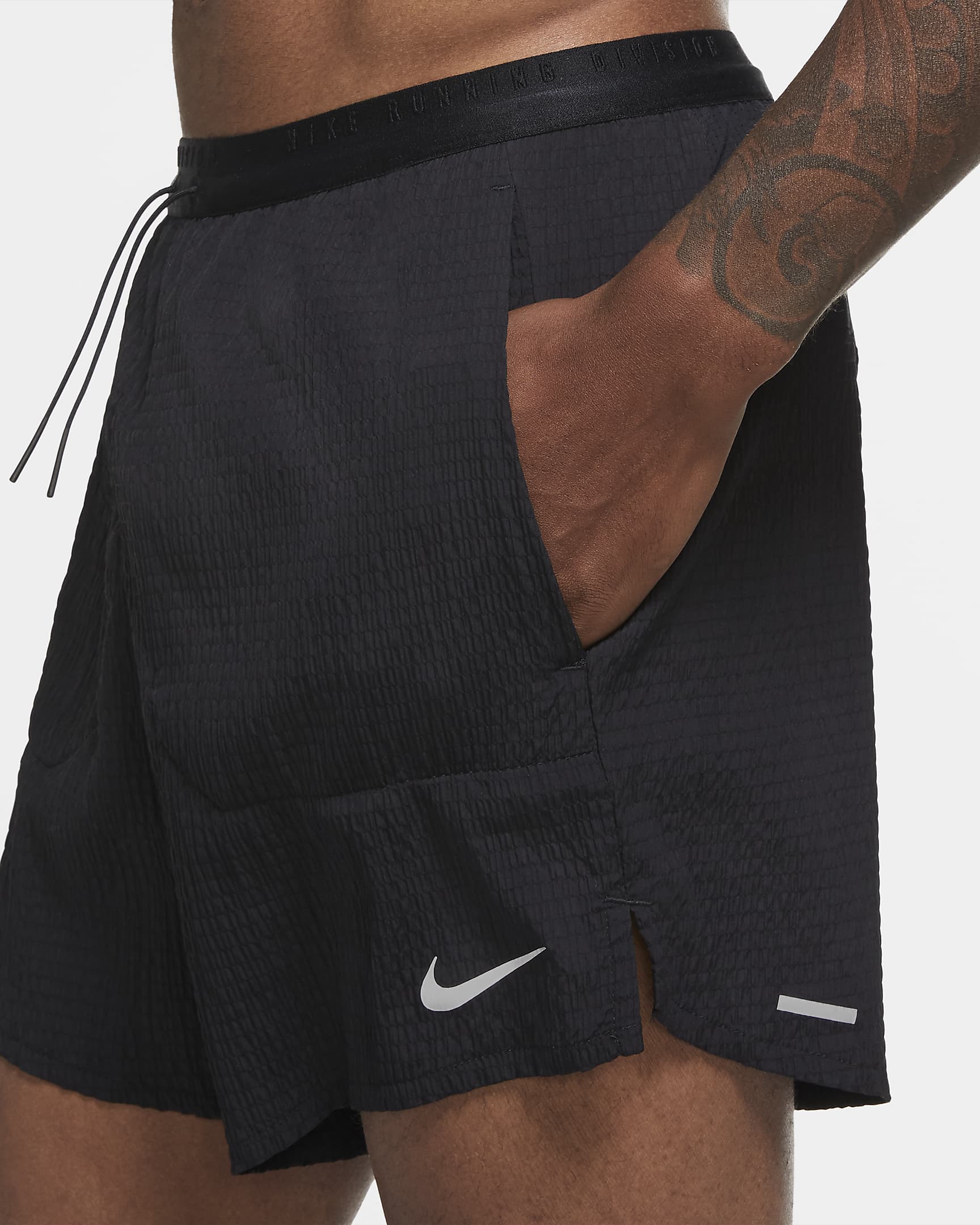 flex stride run division shorts