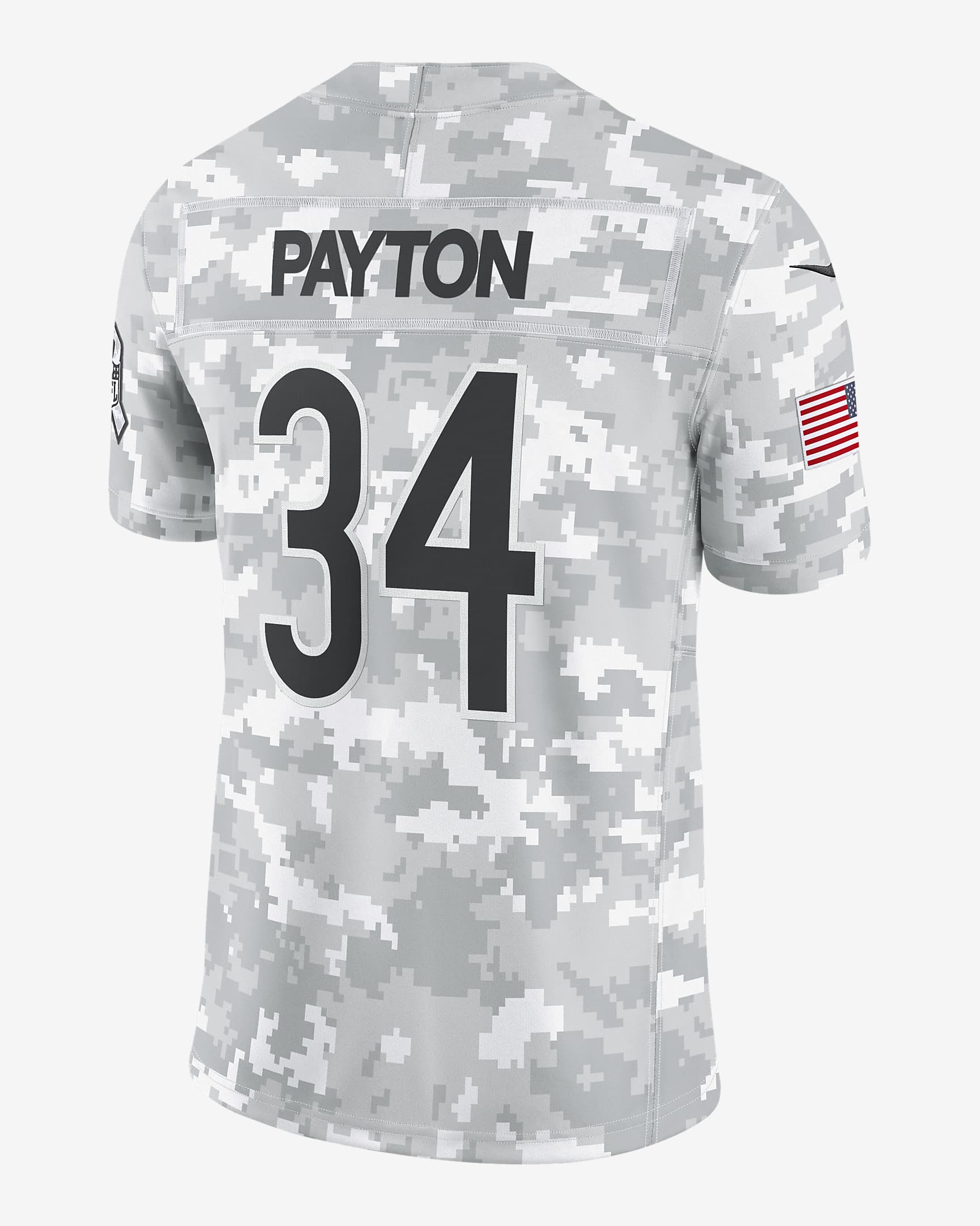 Walter Payton Chicago Bears Salute to Service Men's Nike DriFIT NFL
