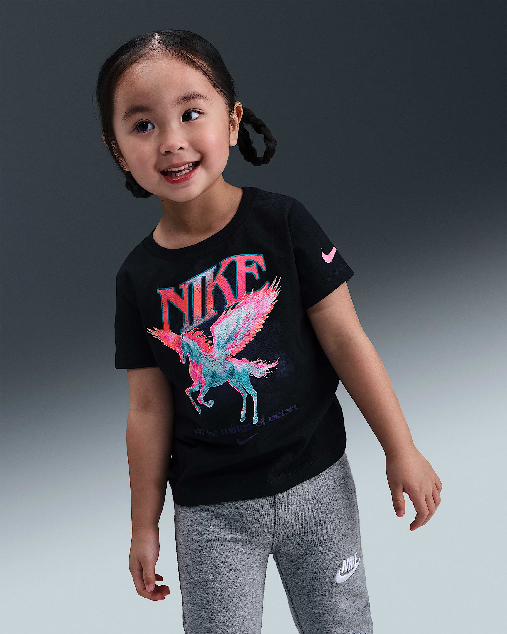 ナイキ ベビー ペガサス Tシャツ - ブラック