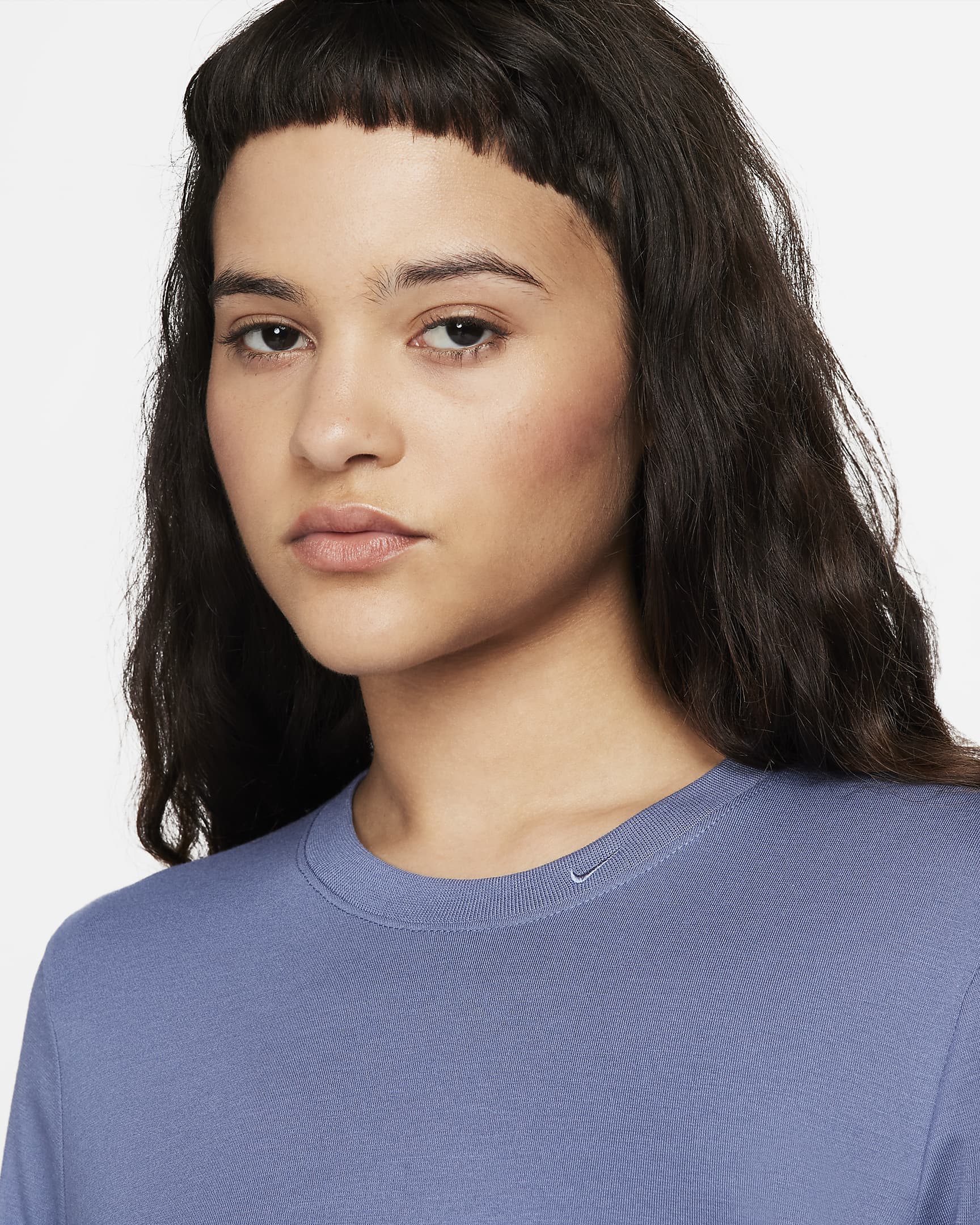 Nike Sportswear Essential Women's Crop T-Shirt - Diffused Blue