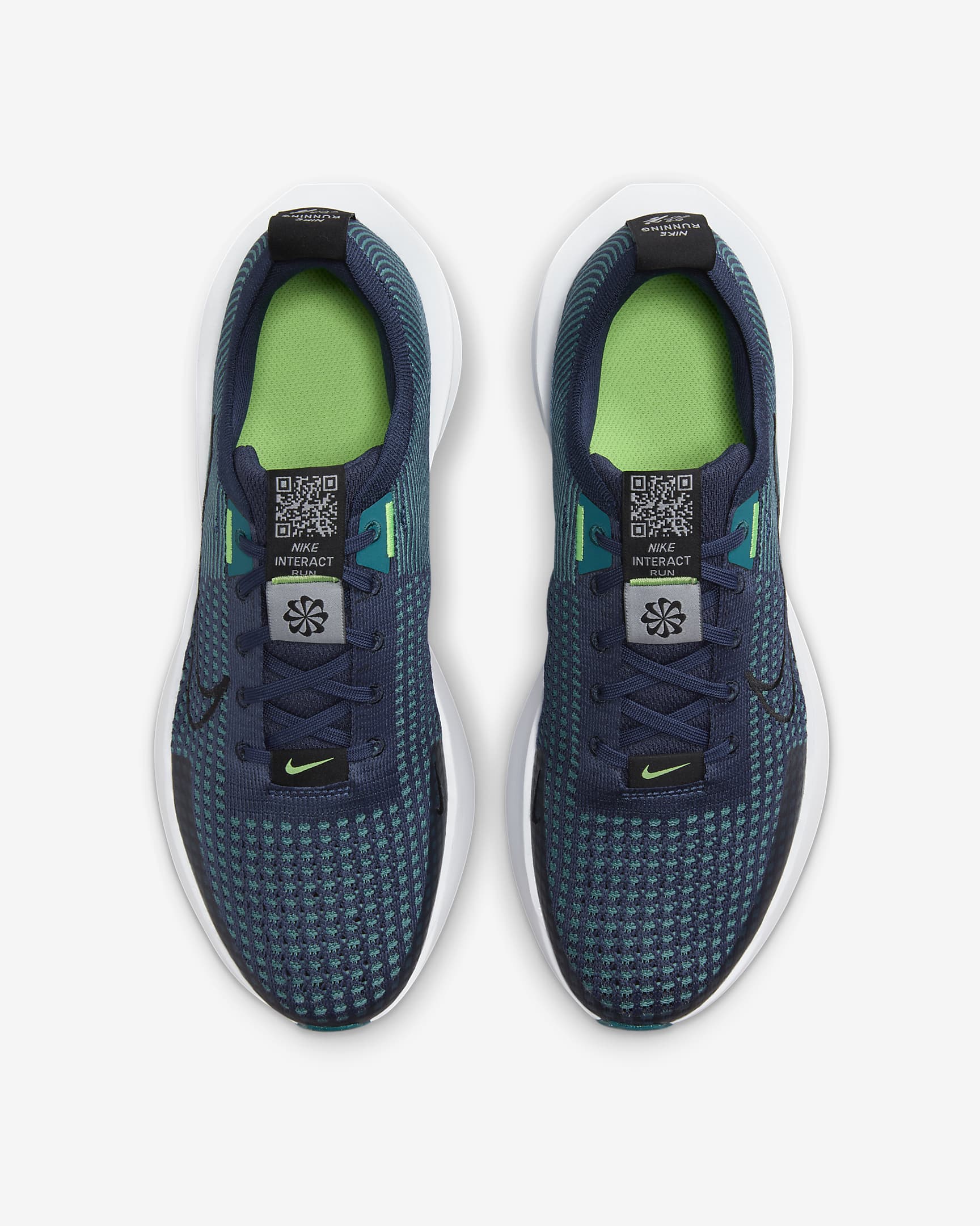 Nike Interact Run Men's Road Running Shoes - College Navy/Mineral Teal/Geode Teal/Black