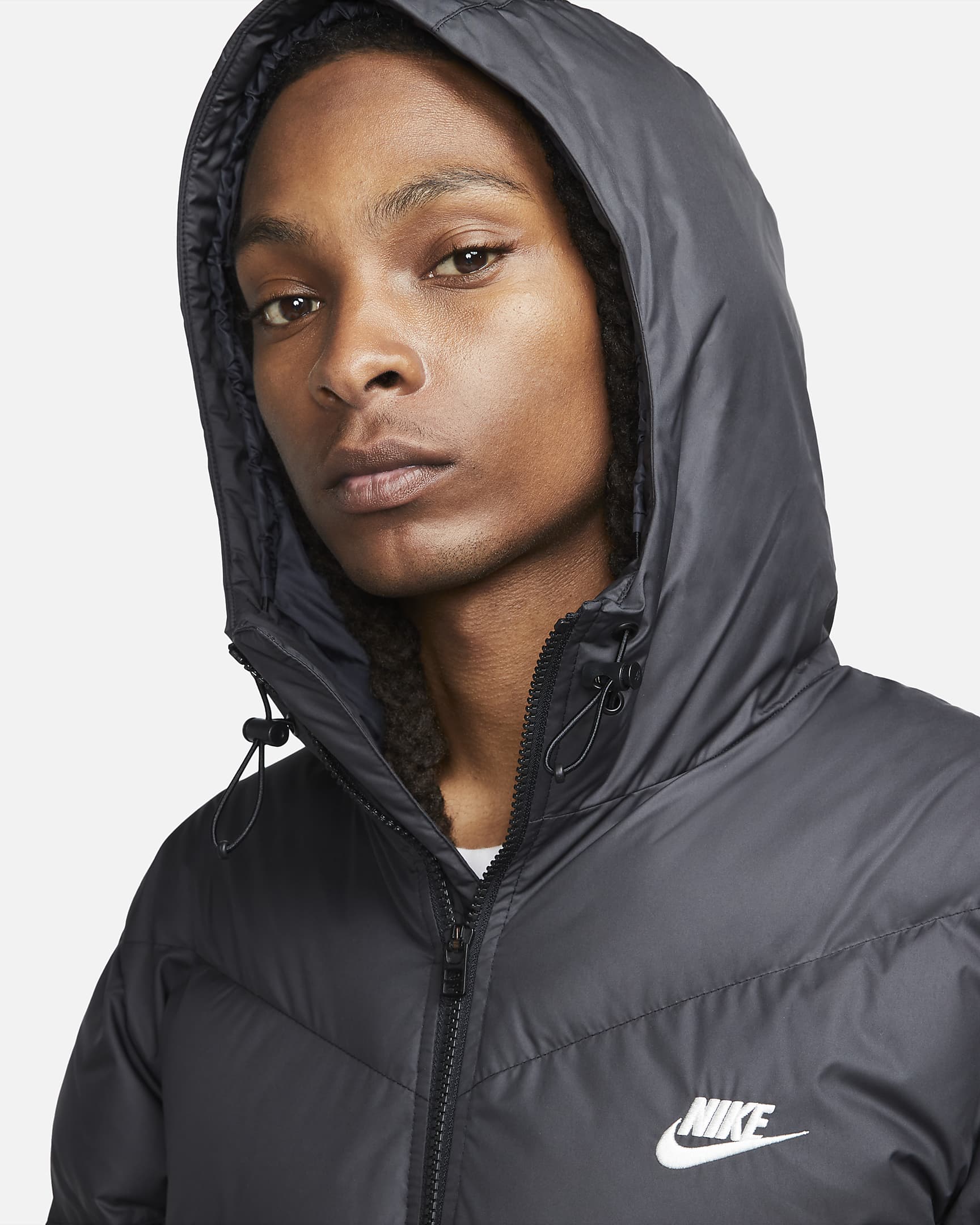 Nike Windrunner PrimaLoft® Men's Storm-FIT Hooded Parka Jacket - Black/Sail