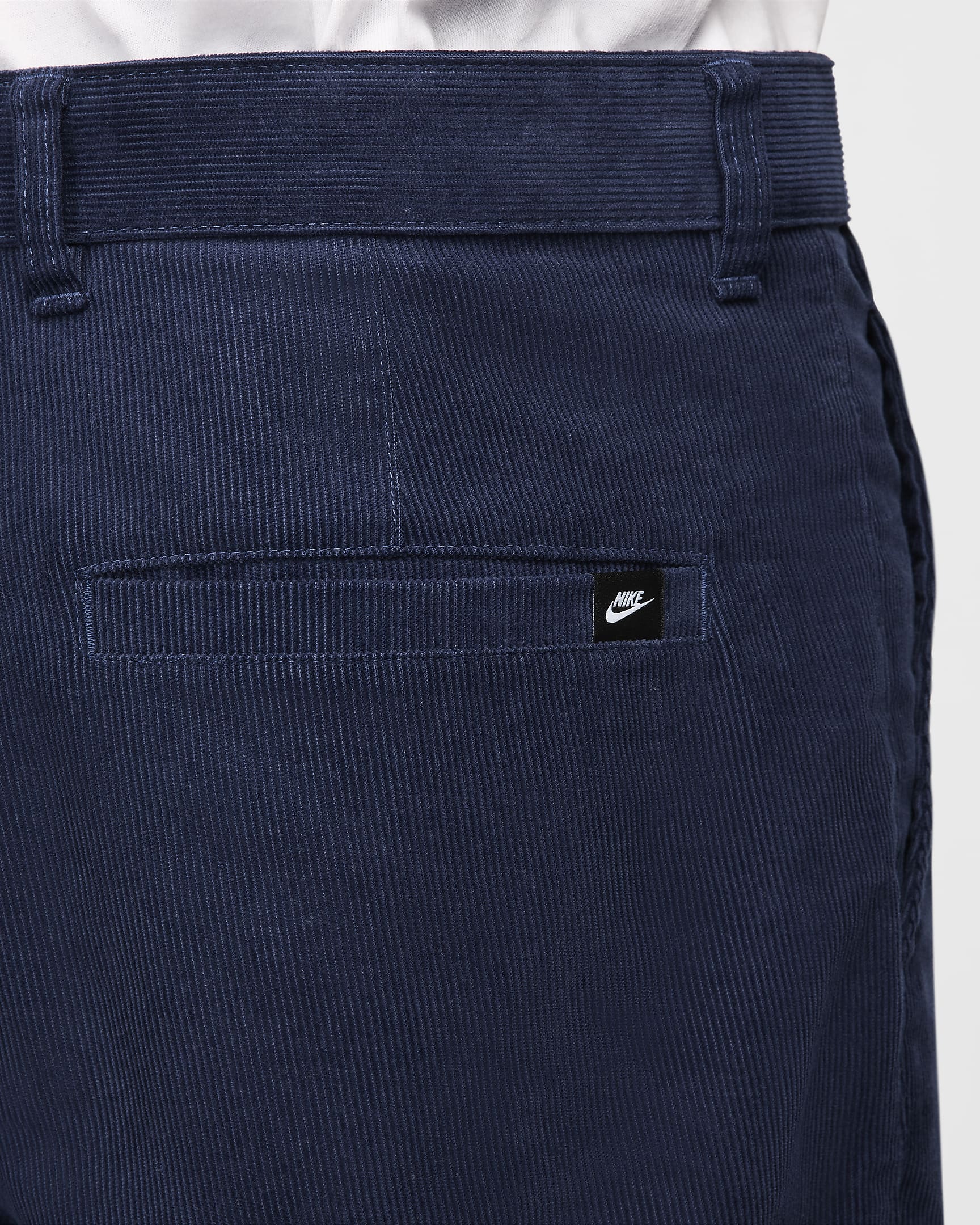 Pantalon chino en velours côtelé Nike Club pour homme - Midnight Navy