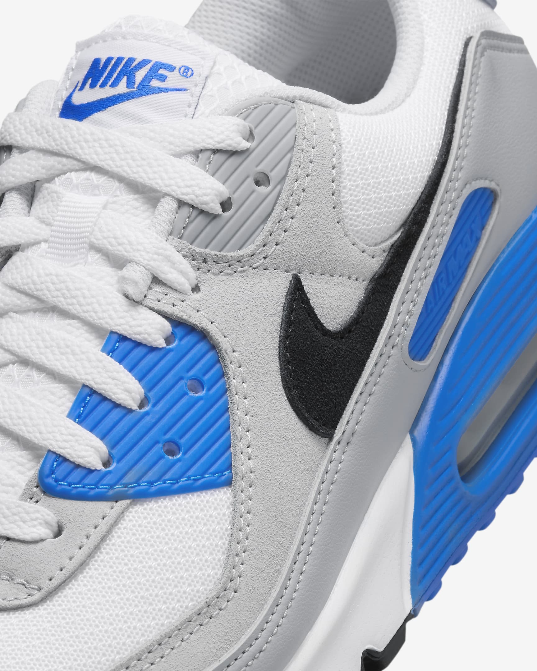 Nike Air Max 90 Men's Shoes - White/Photo Blue/Pure Platinum/Black