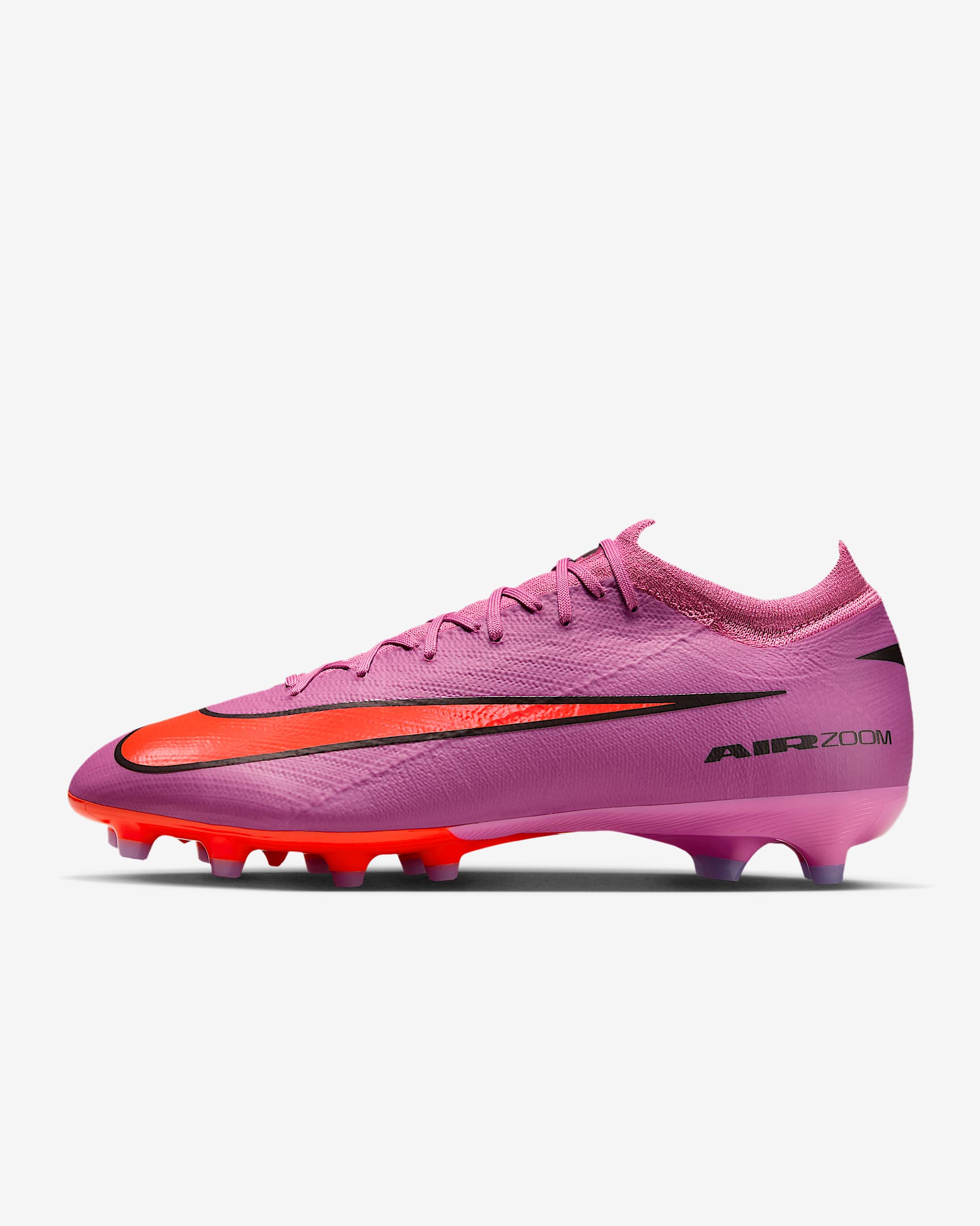 Nike Mercurial Vapor 16 Pro Botas de fútbol de perfil bajo para césped artificial - Magic Flamingo/Total Crimson/Negro