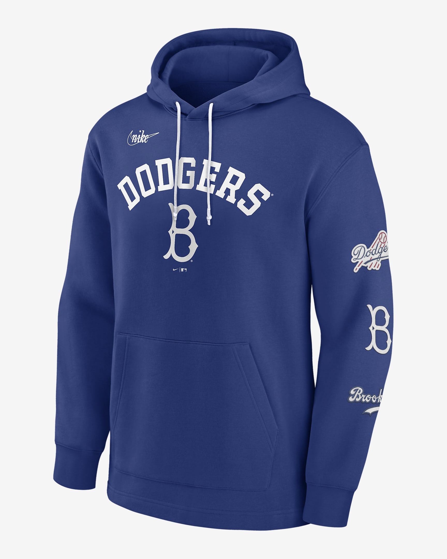 Nike Rewind Lefty (MLB Brooklyn Dodgers) Men's Pullover Hoodie. Nike.com