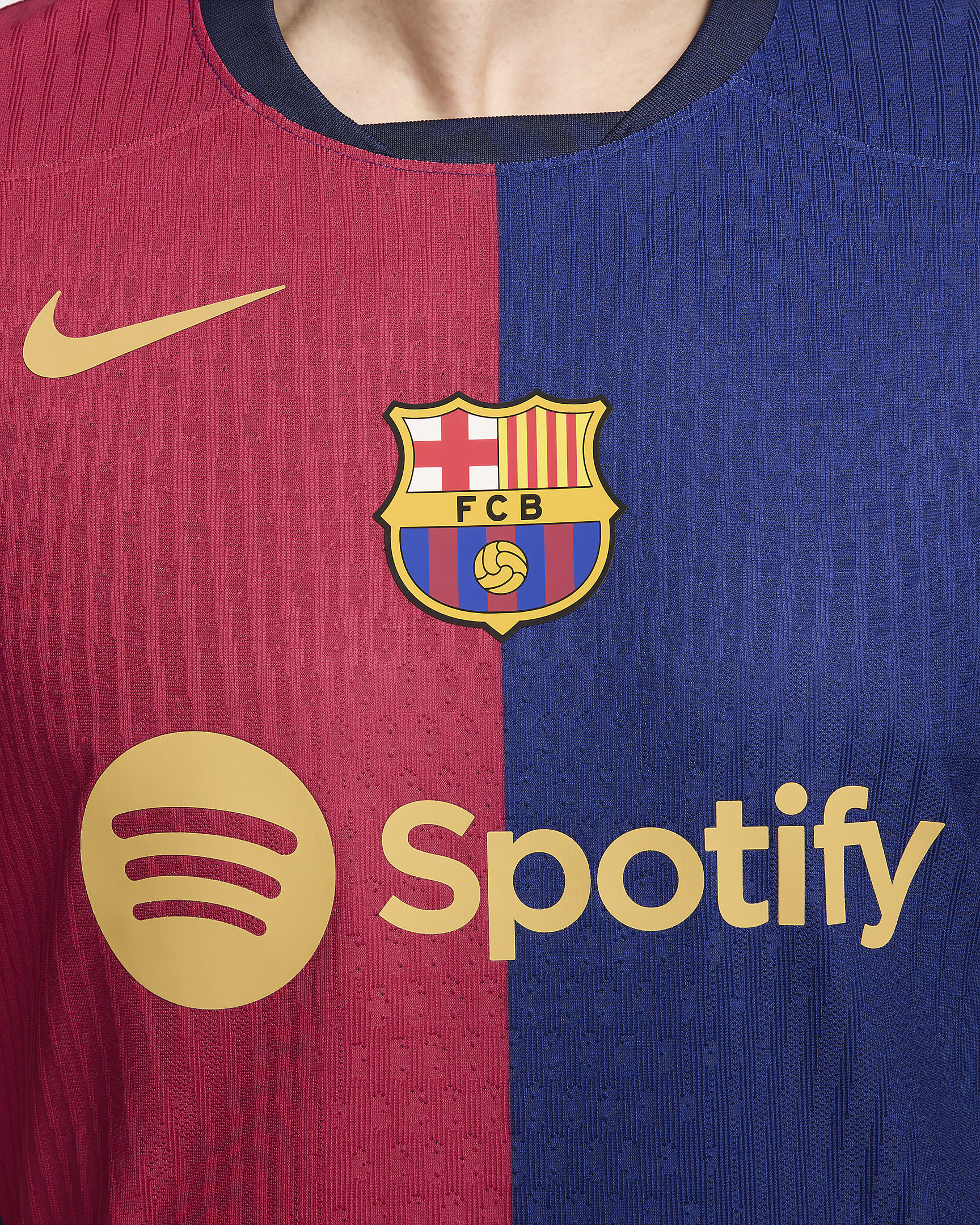 FC Barcelona 2024/25 Maç İç Saha Nike Dri-FIT ADV Authentic Erkek Futbol Forması - Deep Royal Blue/Noble Red/Midnight Navy/Club Gold