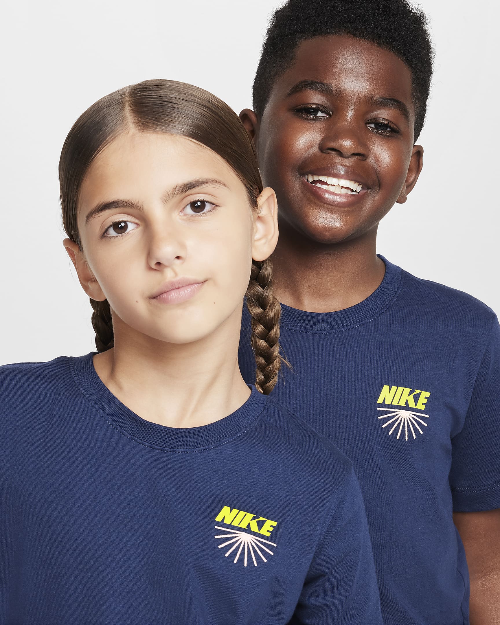 Nike Sportswear Big Kids' T-Shirt - Midnight Navy