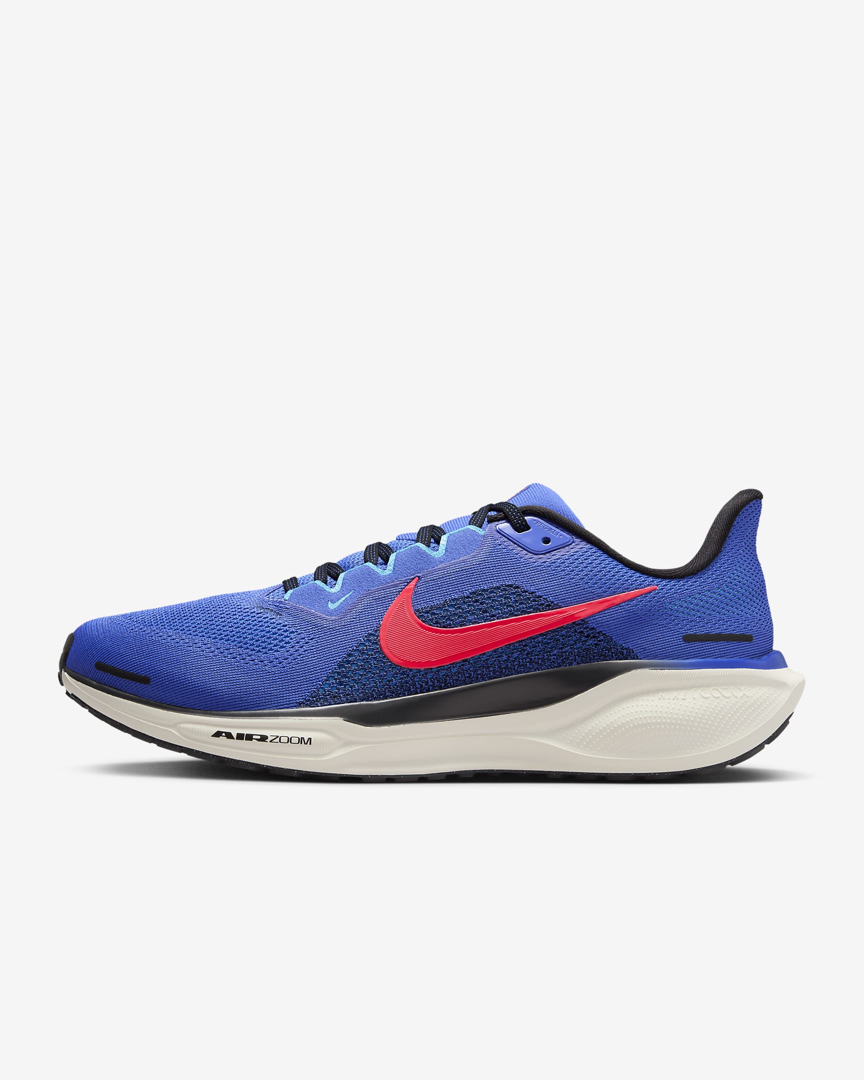 Nike Pegasus 41 hardloopschoenen voor heren (straat) - Astronomy Blue/Zwart/Baltic Blue/Hot Punch