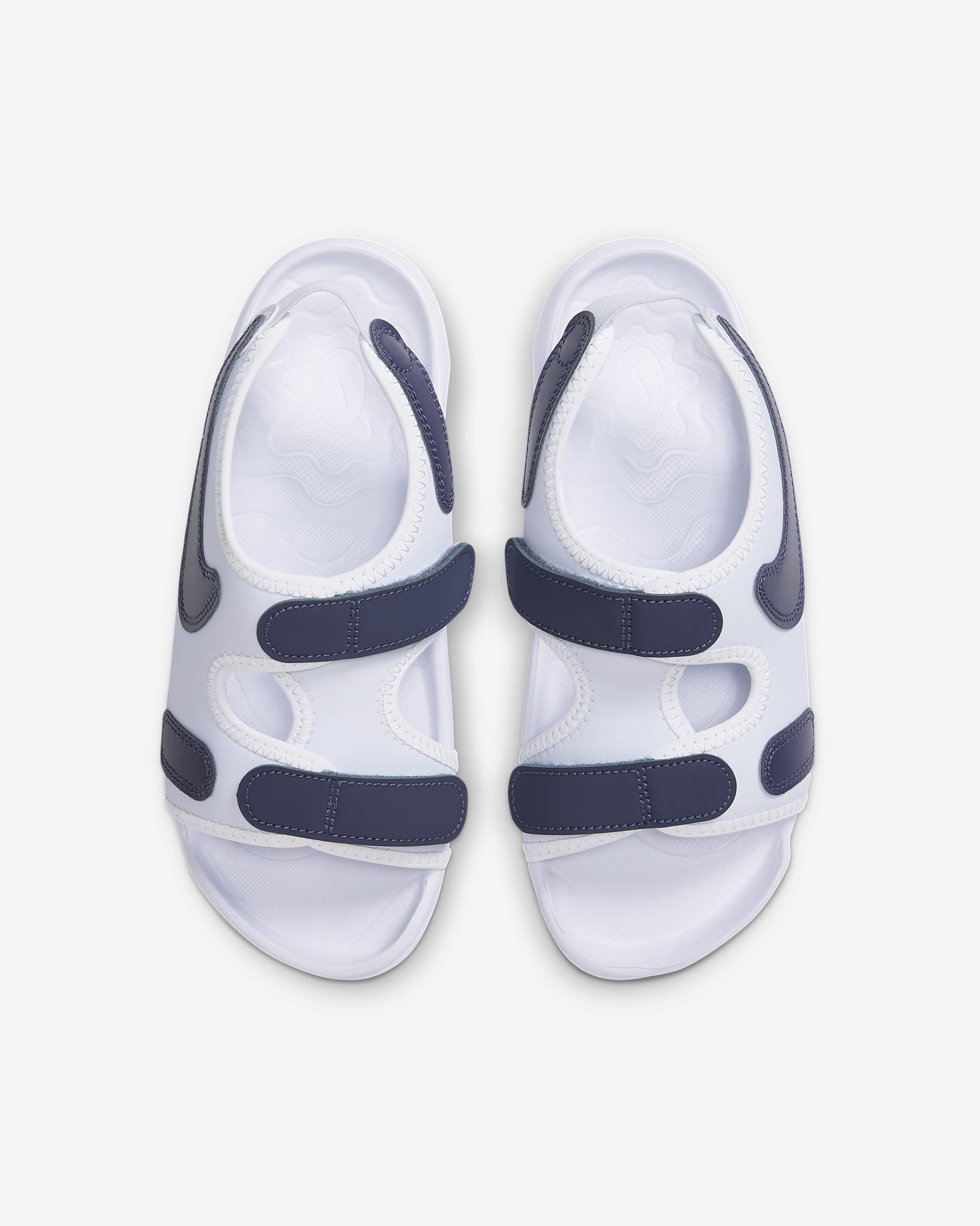 Nike Sunray Adjust 6 Older Kids' Slides - Football Grey/Summit White/White/Midnight Navy