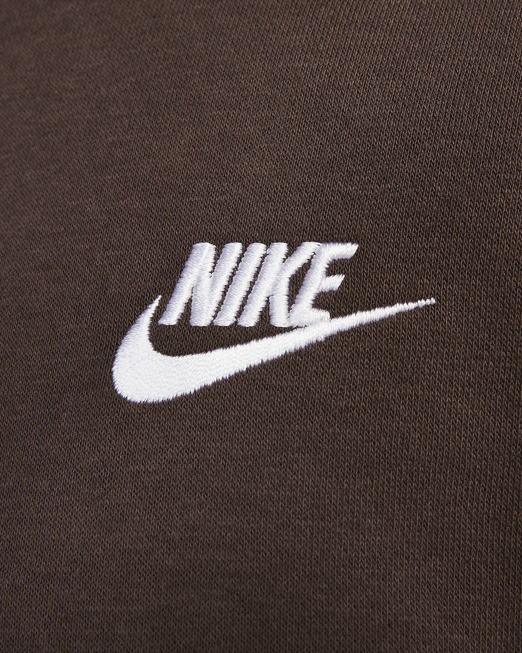 Nike Sportswear Club Fleece Pullover Hoodie - Baroque Brown/Baroque Brown/White