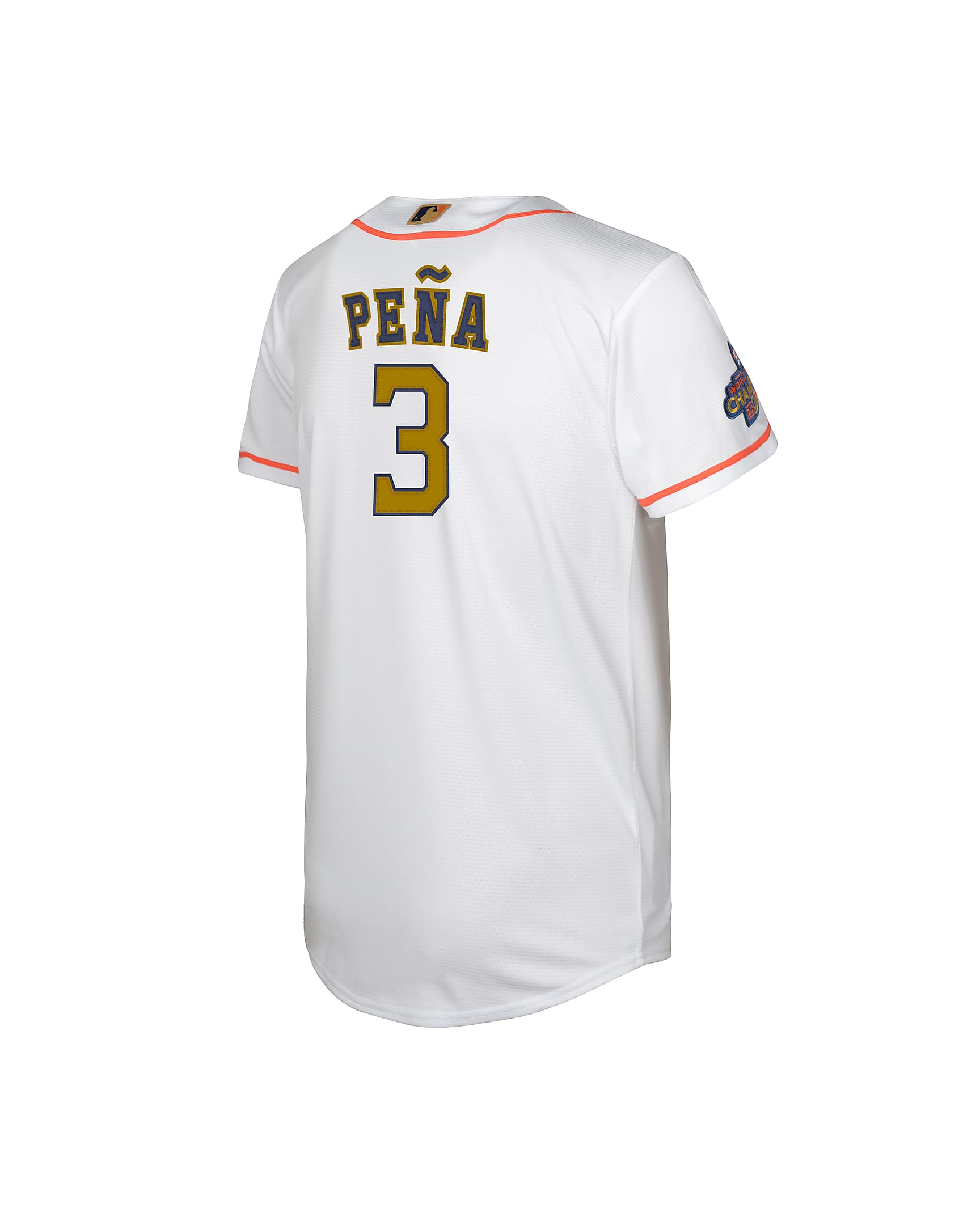Jeremy Pena Houston Astros 2022 World Series Champions Gold Big Kids' Nike MLB Replica Baseball