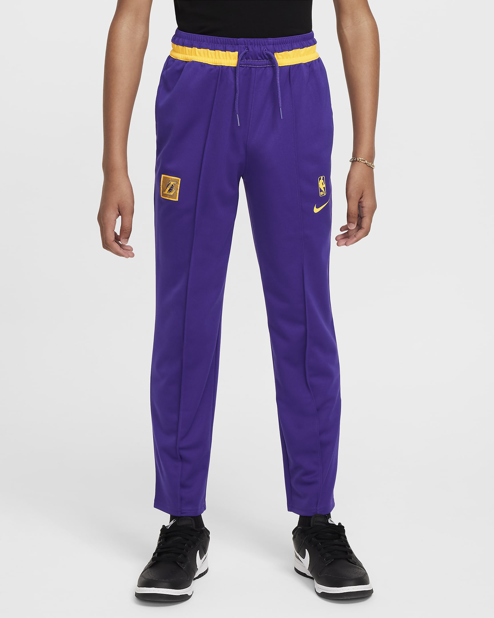 Los Angeles Lakers Starting 5 Older Kids' Nike Dri-FIT NBA Tracksuit - Field Purple