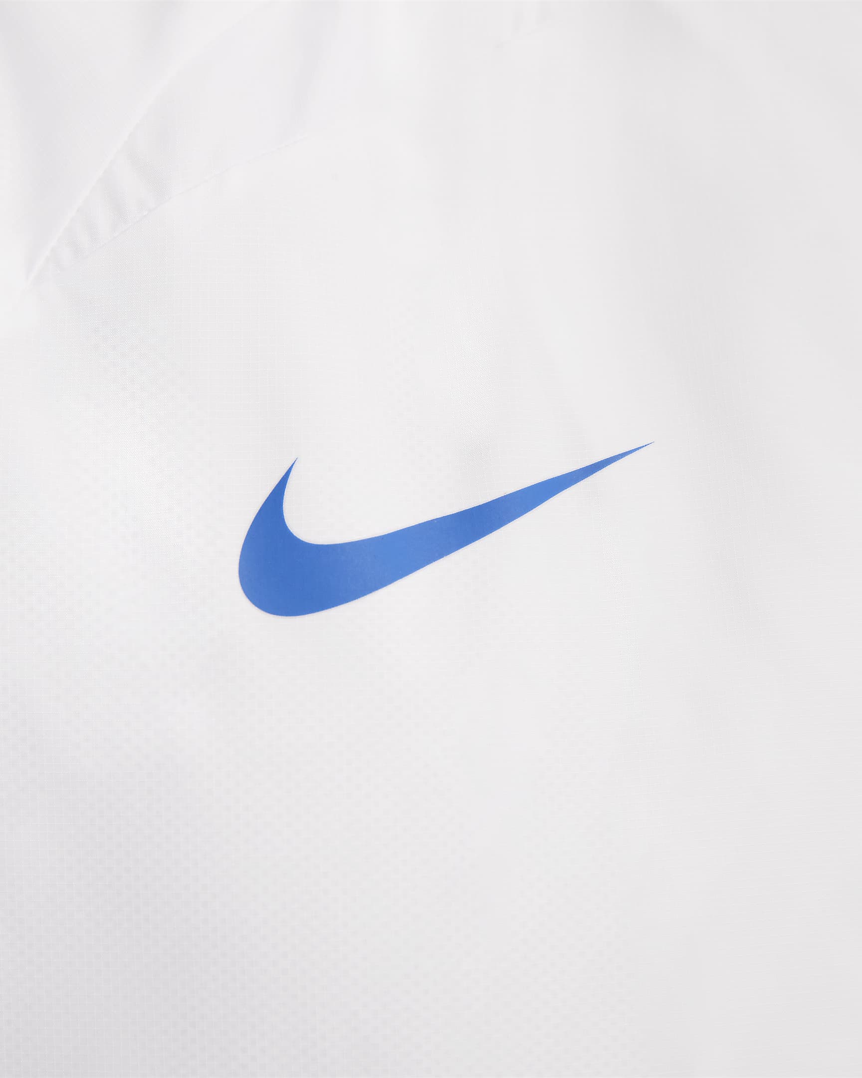 Chamarra de fútbol Nike para hombre FC Barcelona AWF - Blanco/Azul royal/Rojo universitario/Azul royal