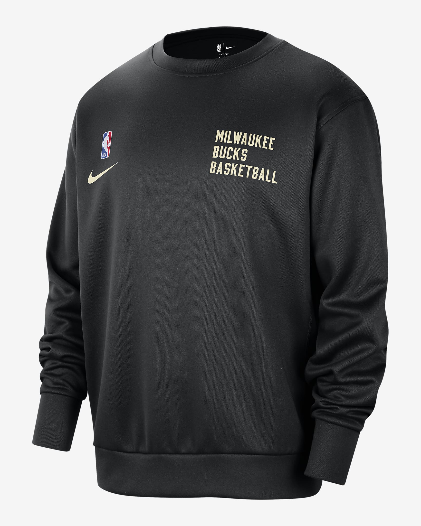 Milwaukee Bucks Spotlight Men's Nike Dri-FIT NBA Crew-Neck Sweatshirt ...