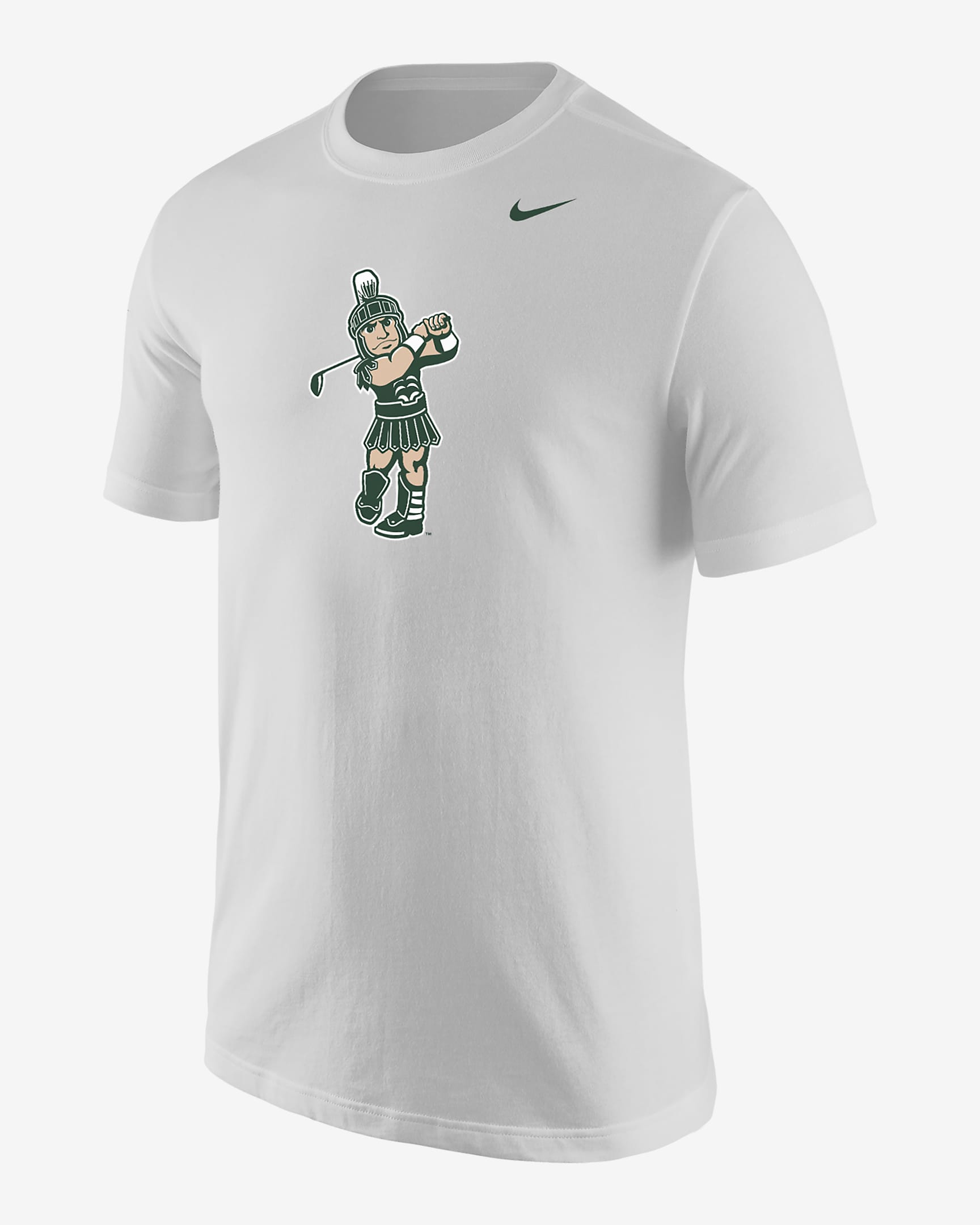 Michigan State Men's Nike College T-Shirt - White