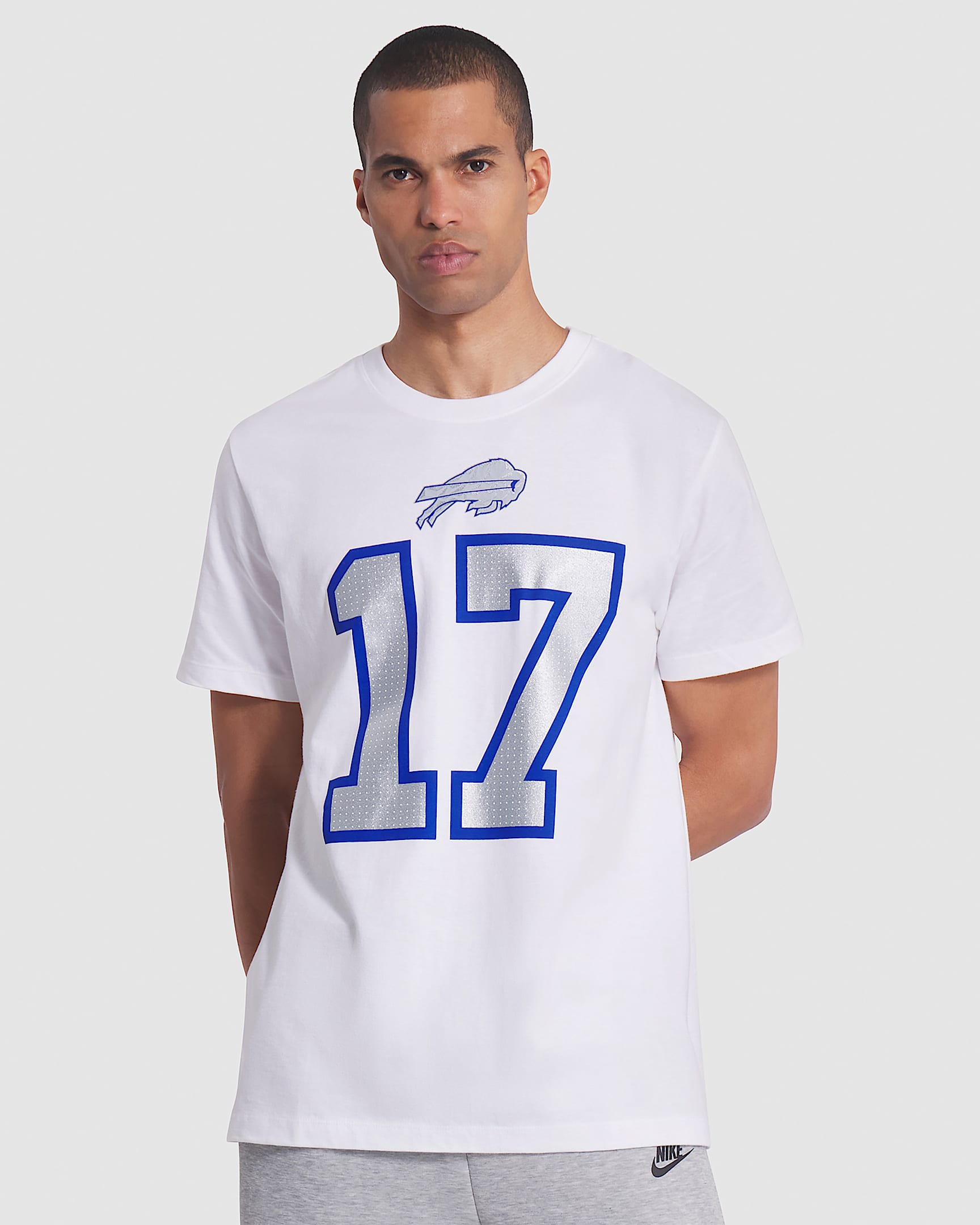 Playera Nike de la NFL para hombre Josh Allen Buffalo Bills Rivalries Collection - Blanco