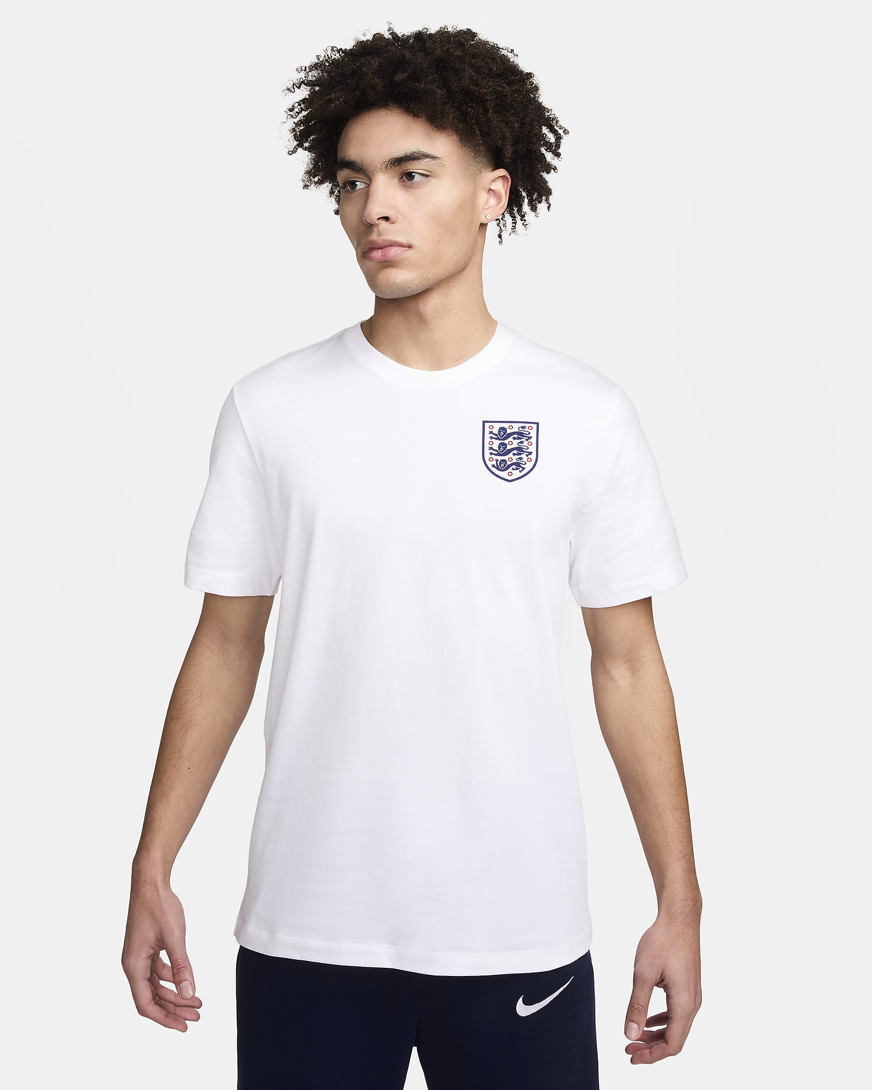 England Men's Nike Football T-Shirt - White