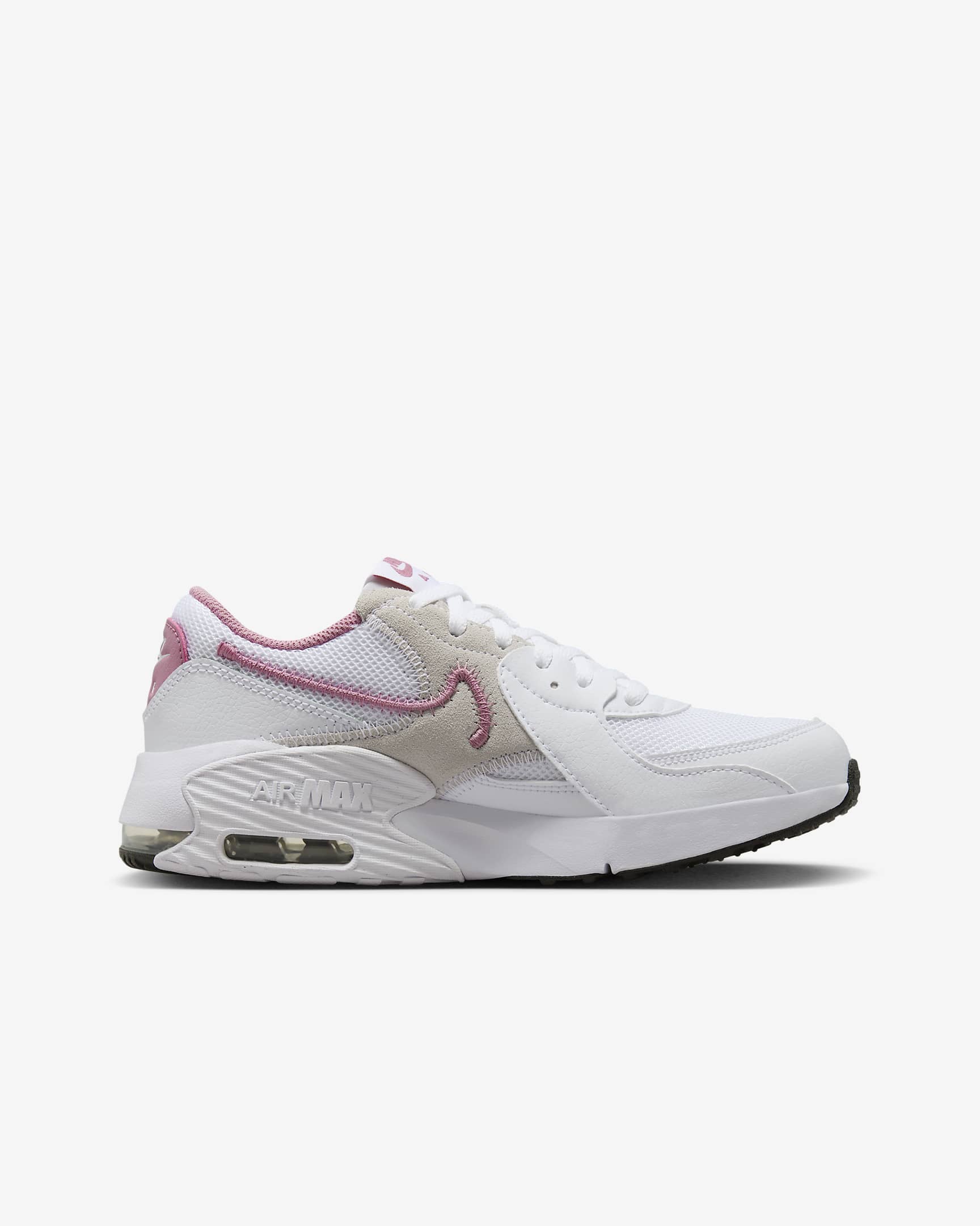 Nike Air Max Excee Older Kids' Shoes - White/White/Elemental Pink