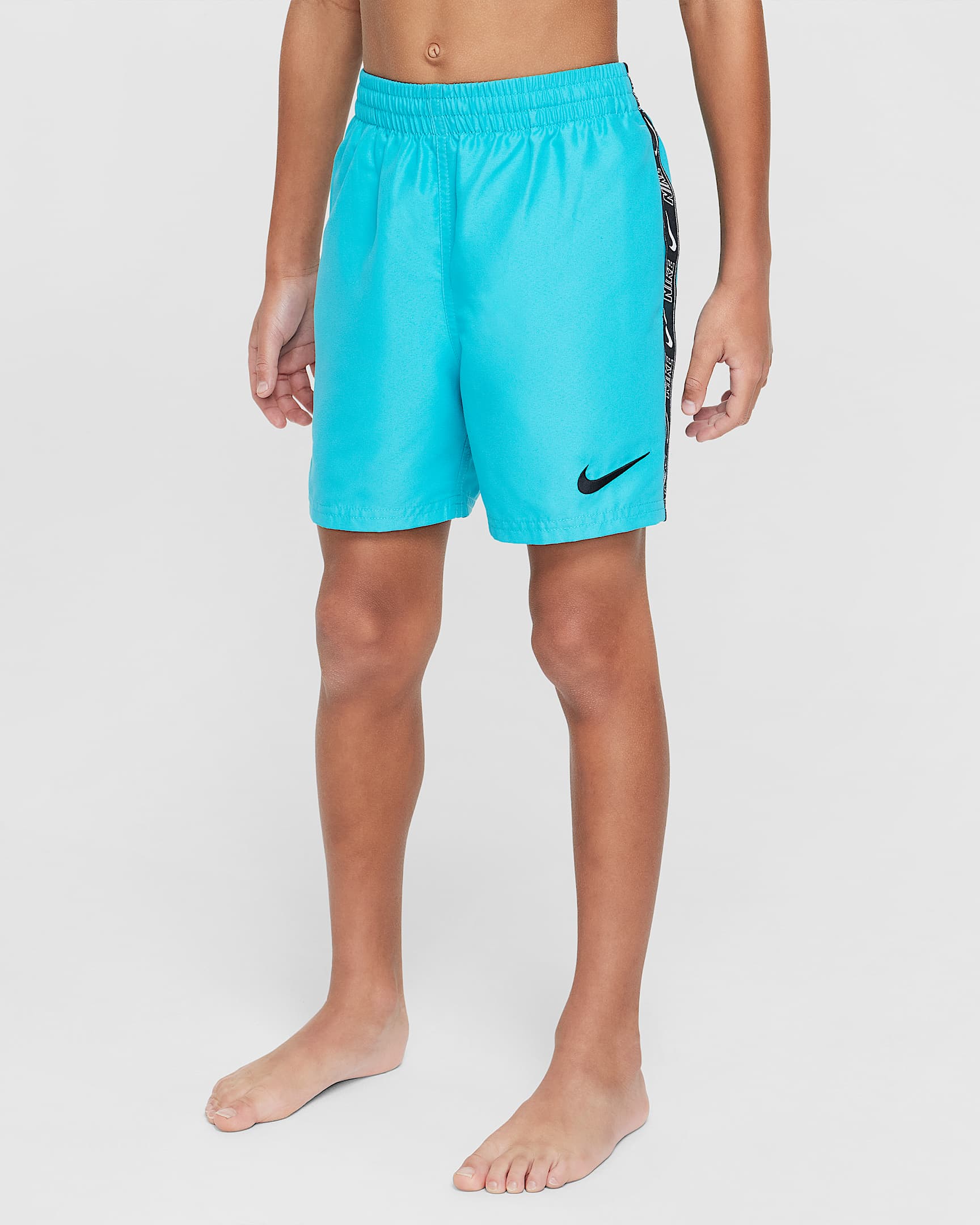 Nike Volley-Schwimmshorts (ca. 10 cm) für ältere Kinder (Jungen) - Dusty Cactus/Schwarz/Weiß/Schwarz