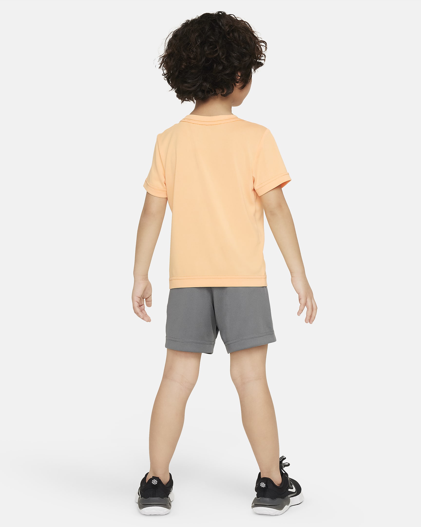 Nike Dri-FIT Dropset Toddler Shorts Set - Smoke Grey